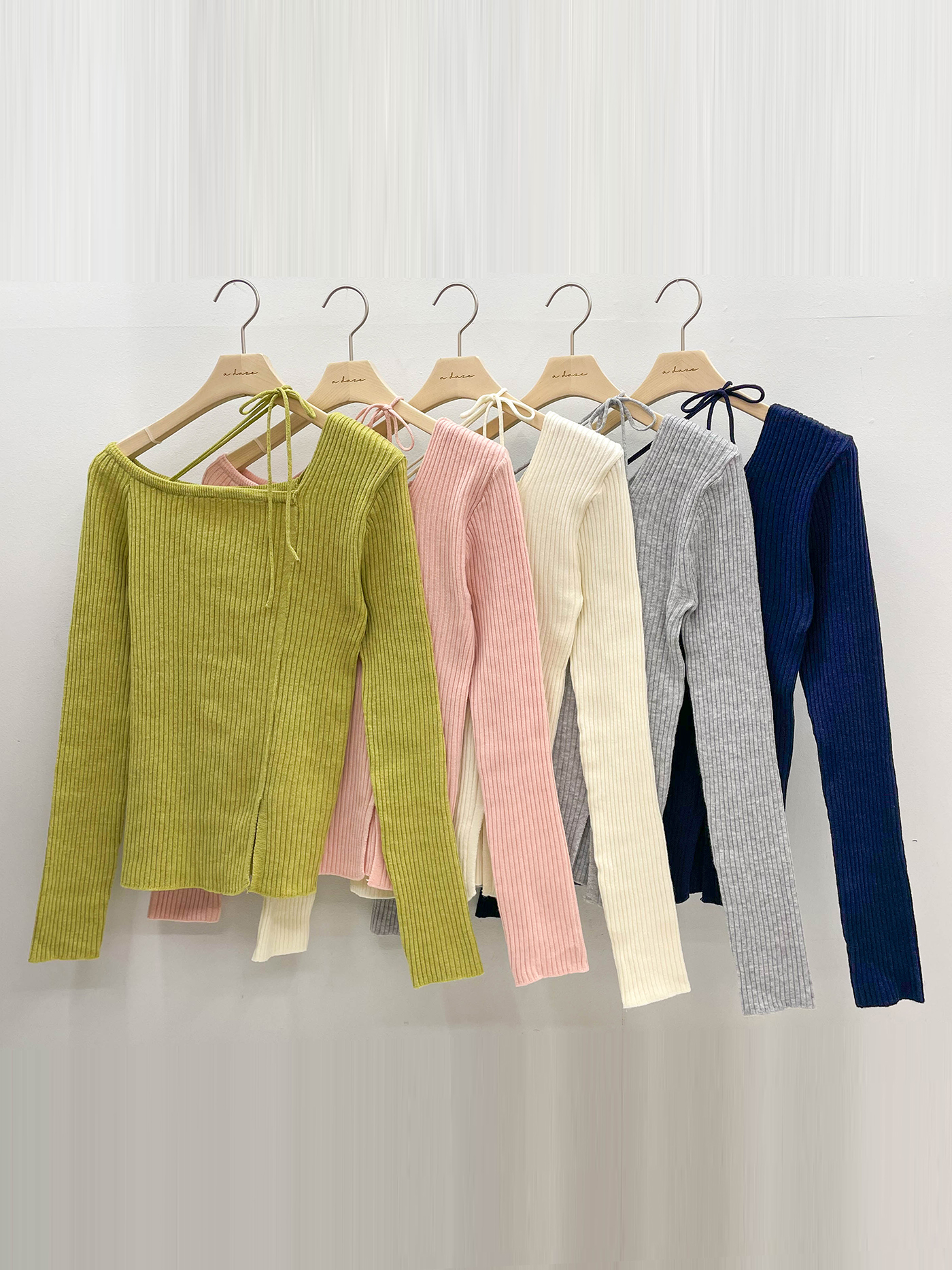 ドローストリングスリットベーシック長袖ニット | 詳細画像21