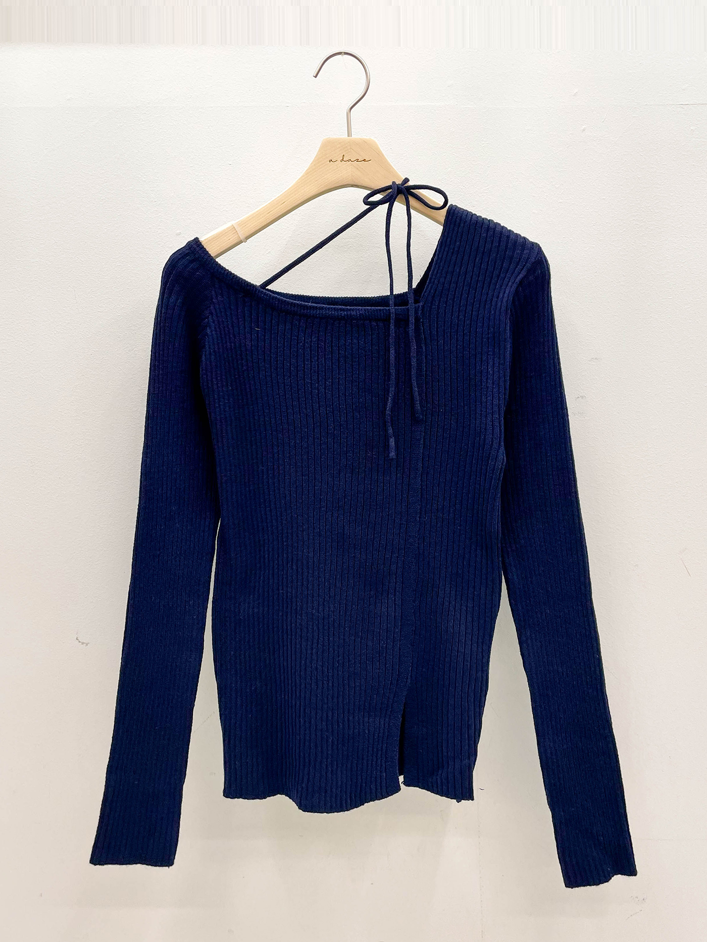 ドローストリングスリットベーシック長袖ニット | 詳細画像20