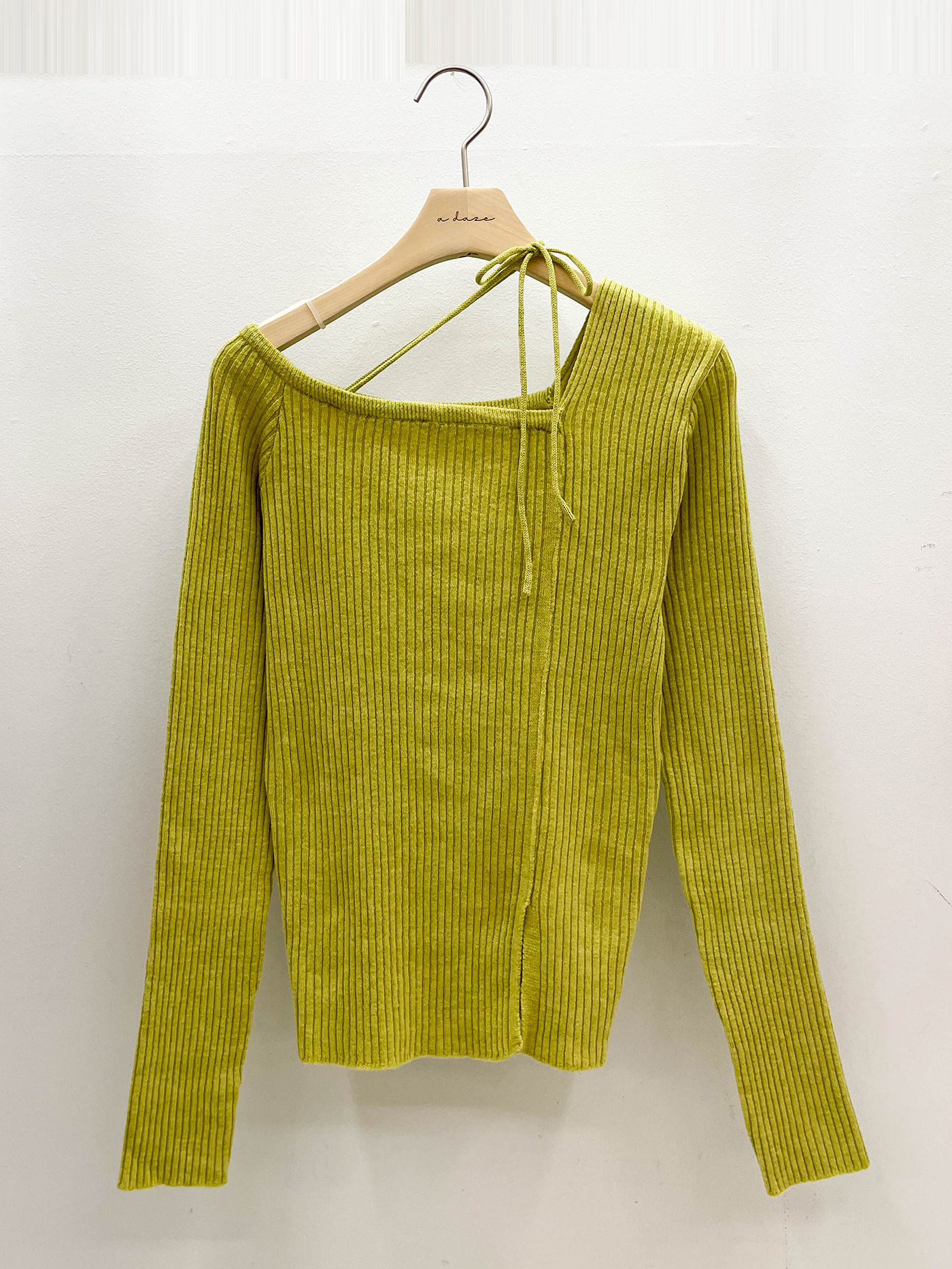 ドローストリングスリットベーシック長袖ニット | 詳細画像19