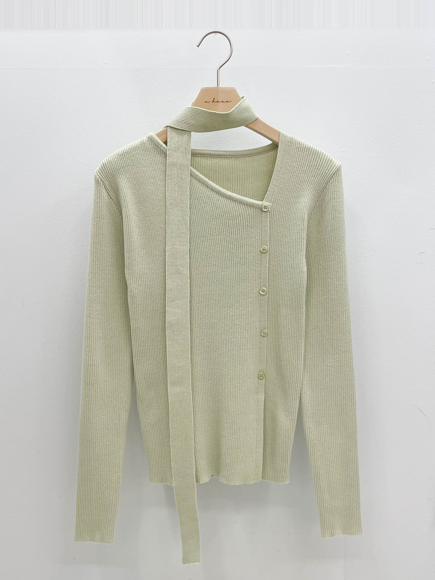 ボタンスリム長袖ニットスカーフ付 | 詳細画像14