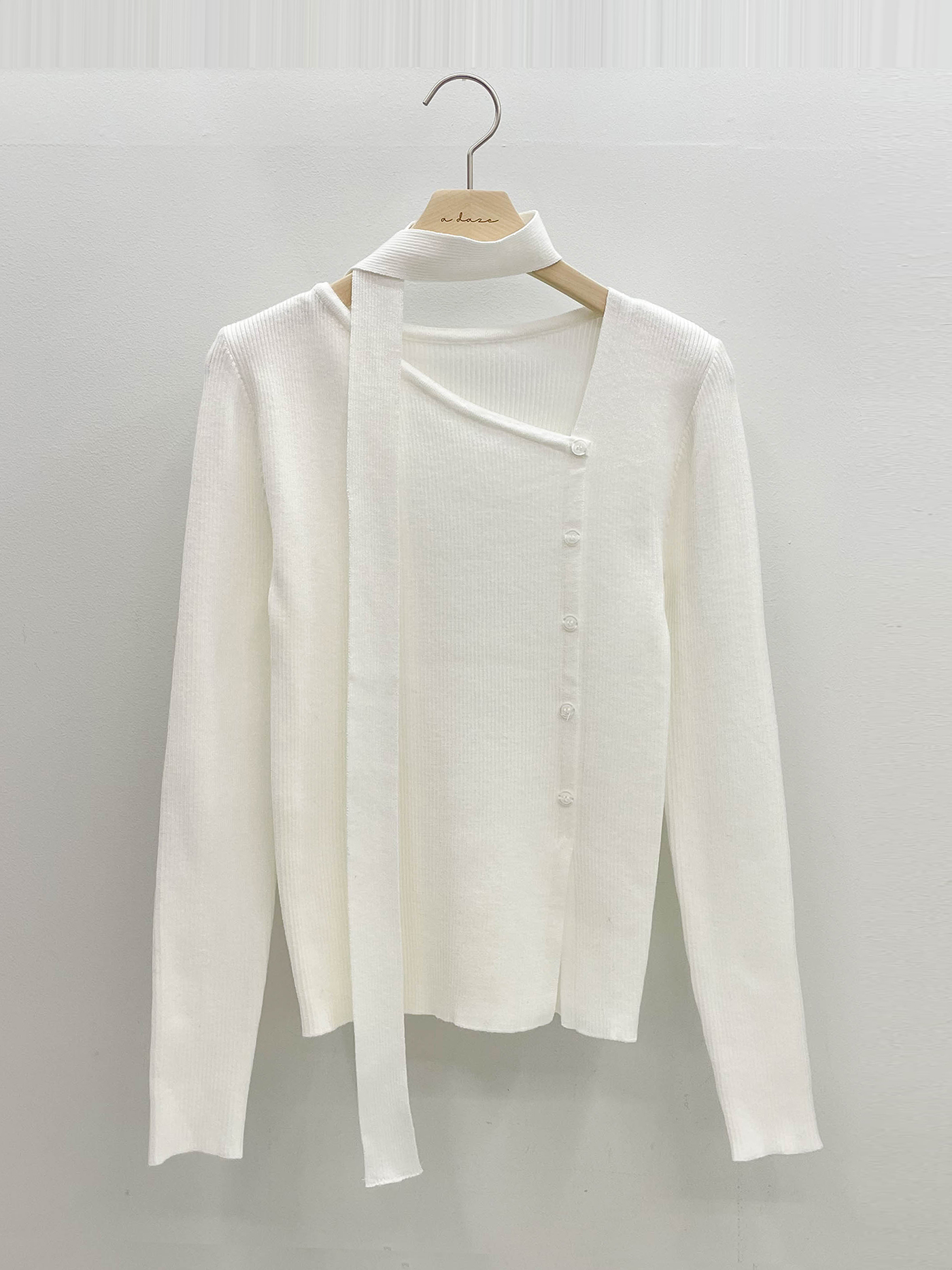 ボタンスリム長袖ニットスカーフ付 | 詳細画像16