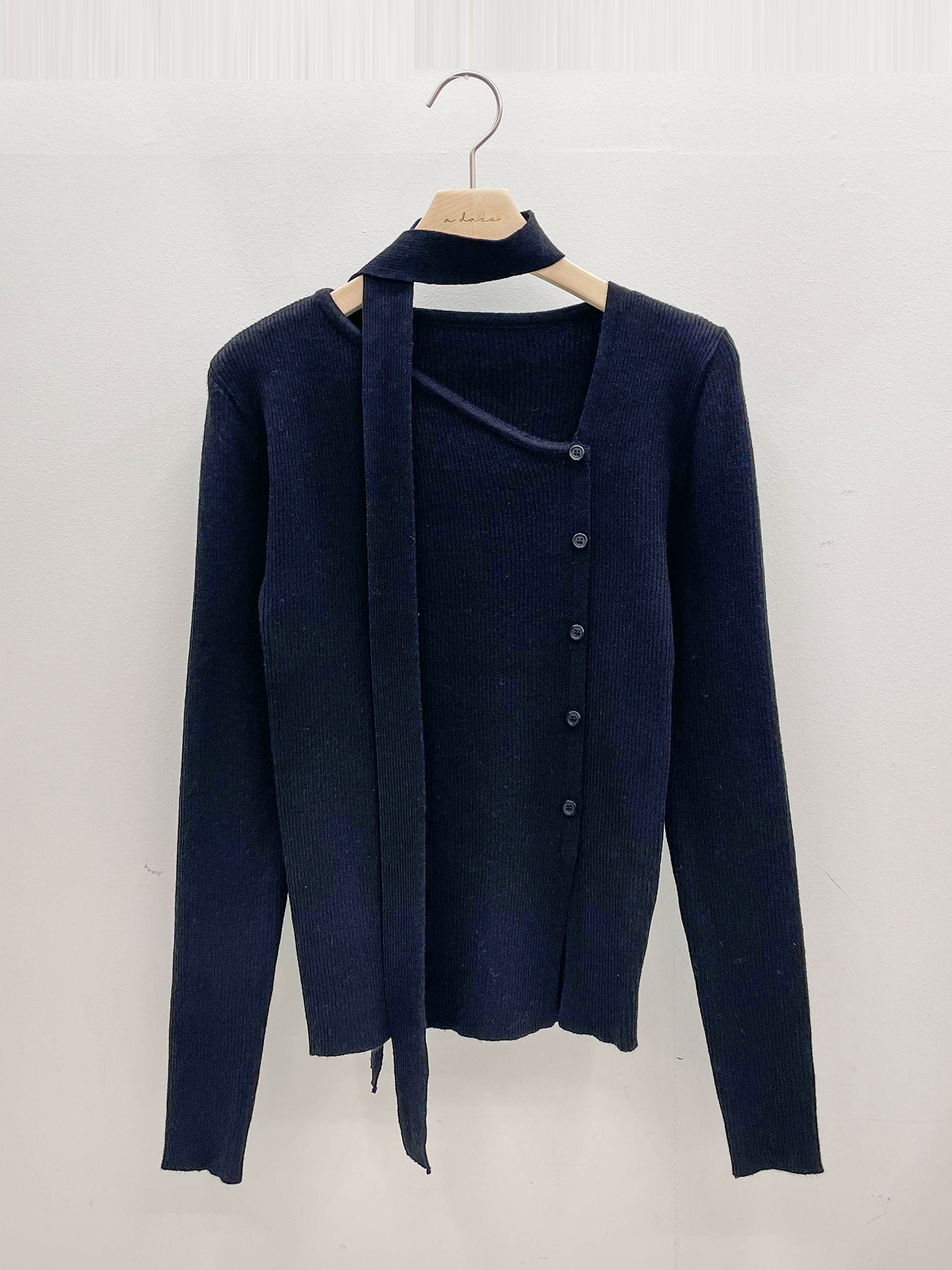 ボタンスリム長袖ニットスカーフ付 | 詳細画像17