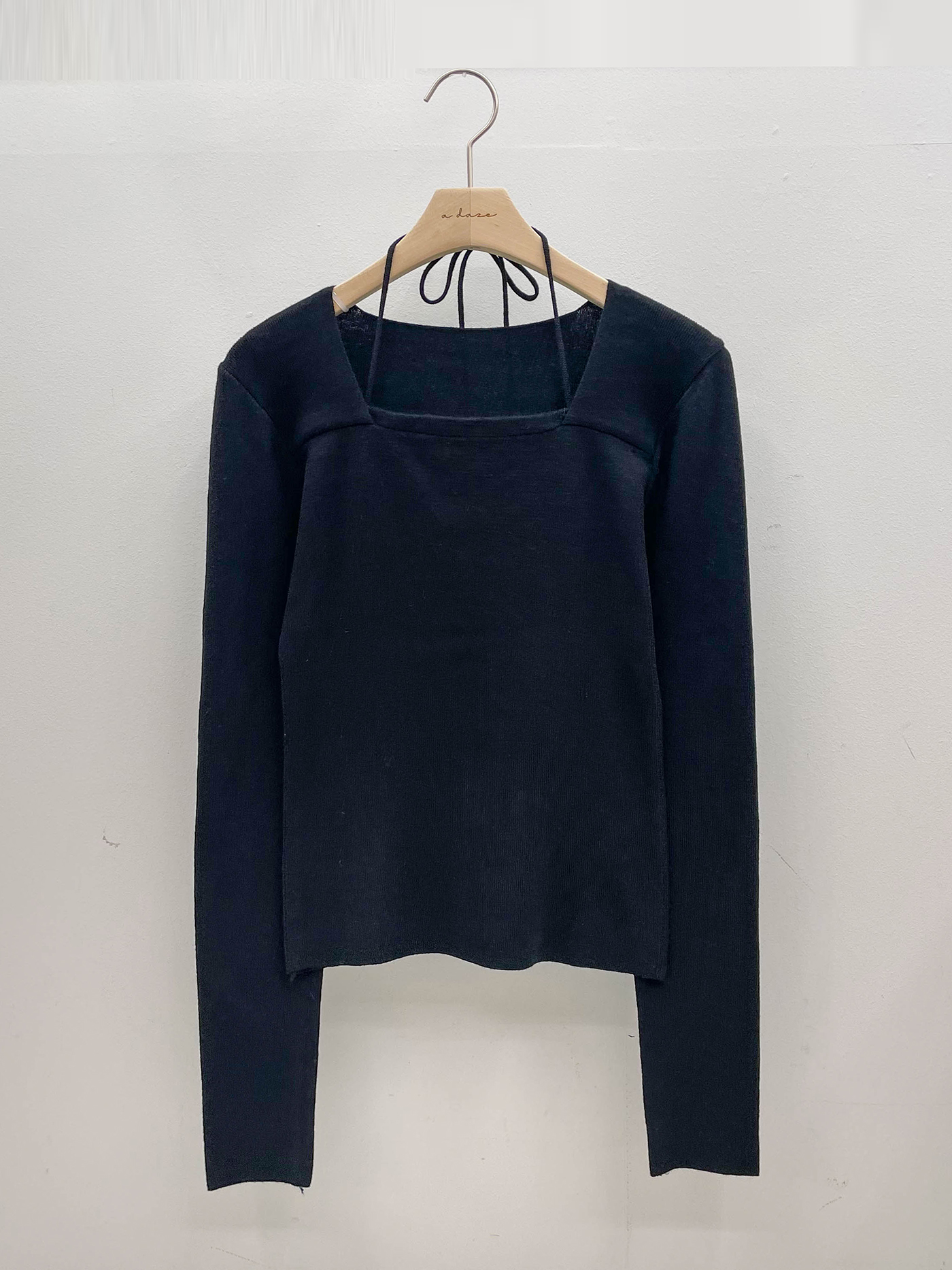 ホルターネックベーシック長袖ニット | 詳細画像17