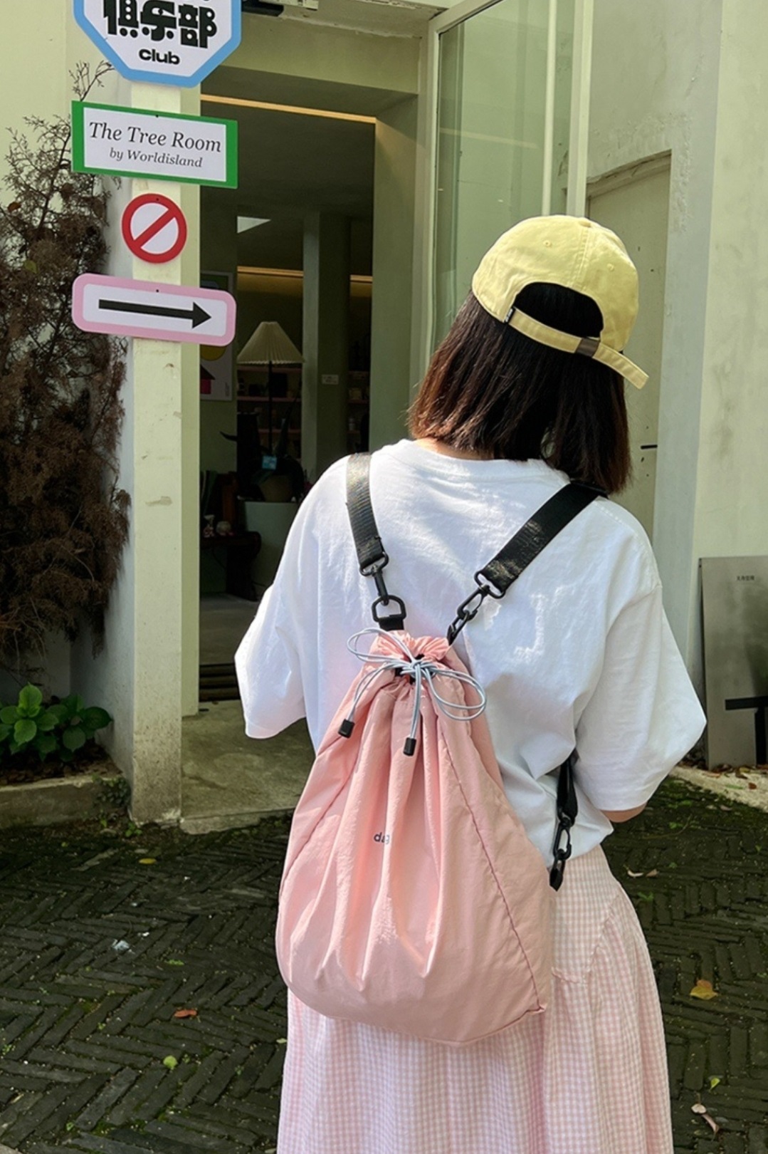 ドローコードプリントカラーバックパック | 詳細画像3