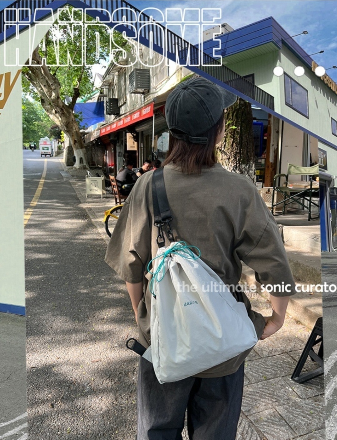 ドローコードプリントカラーバックパック | 詳細画像8