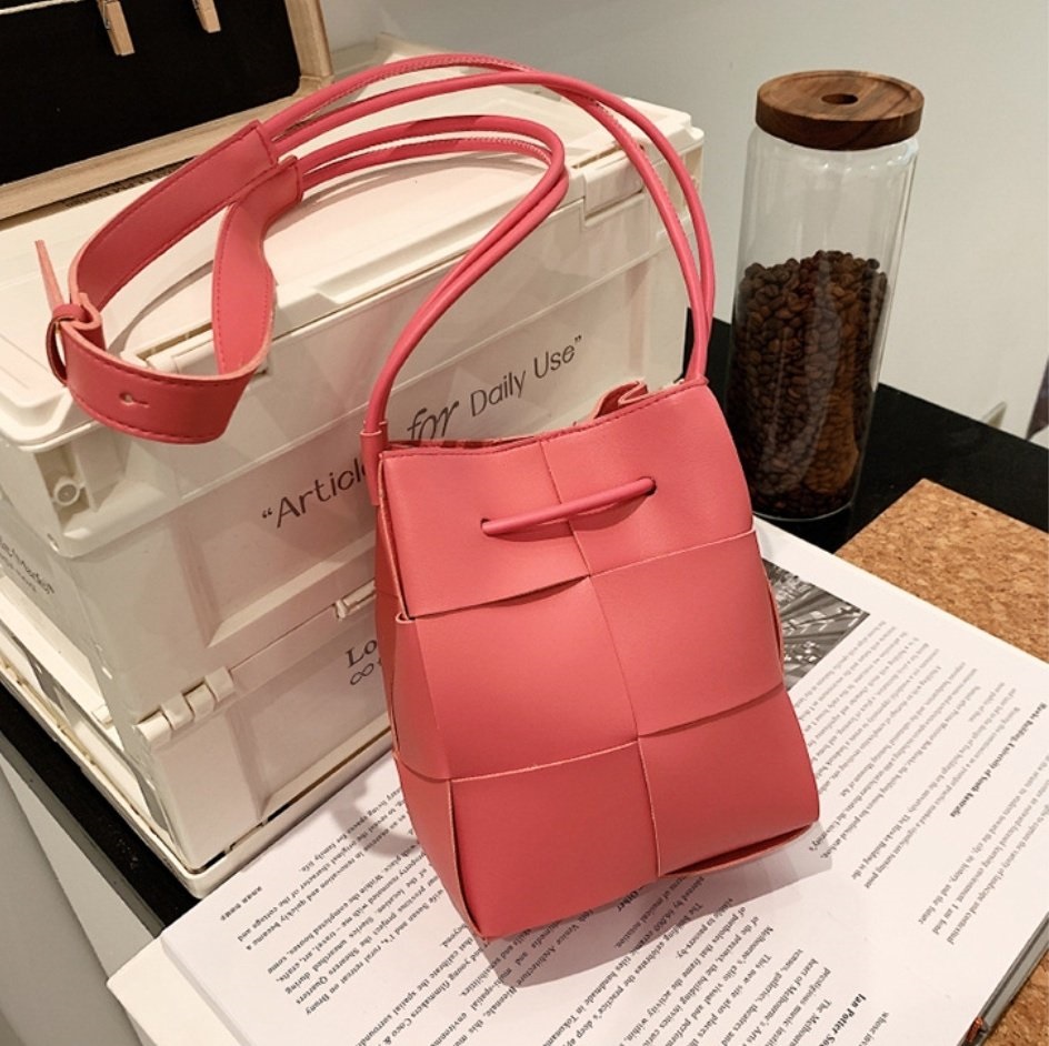 レザー調カラーショルダーバッグ | 詳細画像8