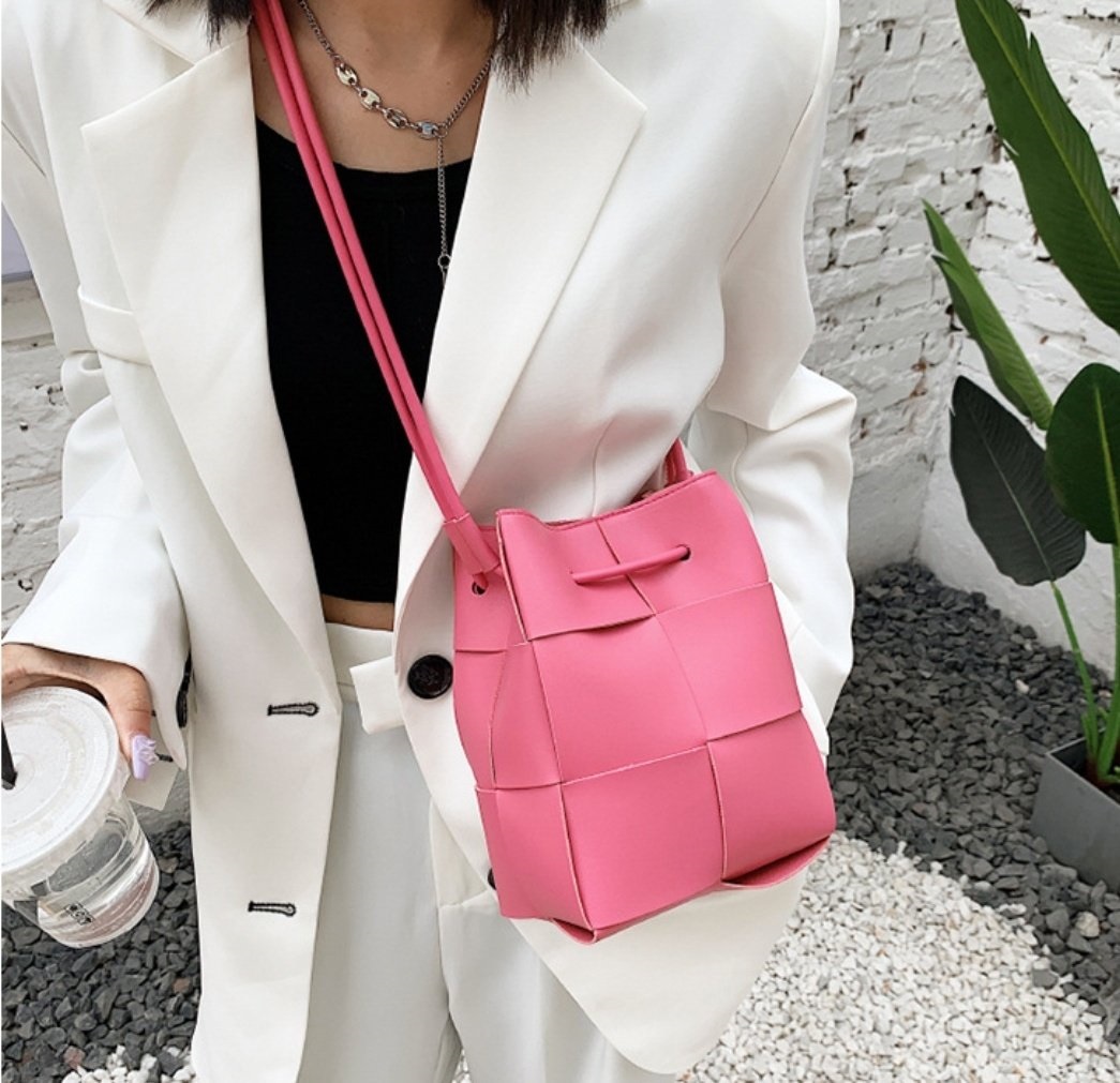 レザー調カラーショルダーバッグ | 詳細画像11