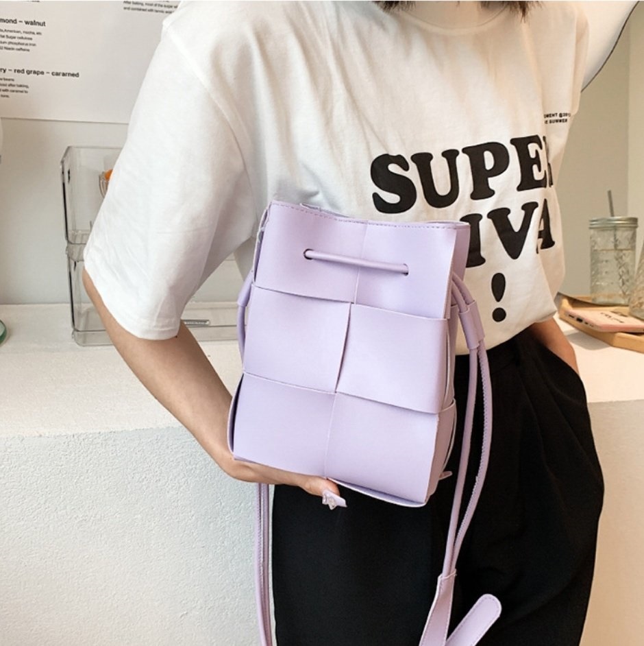 レザー調カラーショルダーバッグ | 詳細画像12