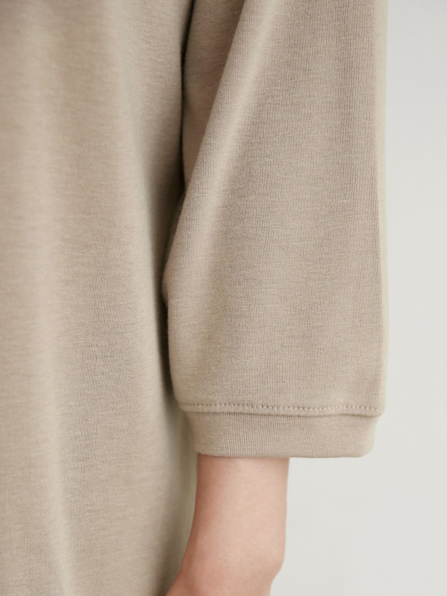 ボートネックロング7分袖無地Tシャツ | 詳細画像17