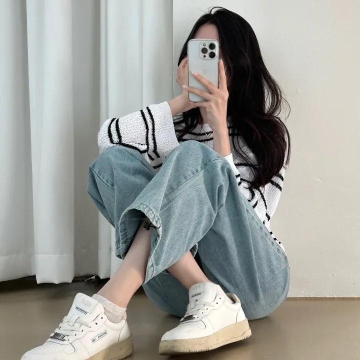 ラウンドネッククロップドボーダーニット | 詳細画像16