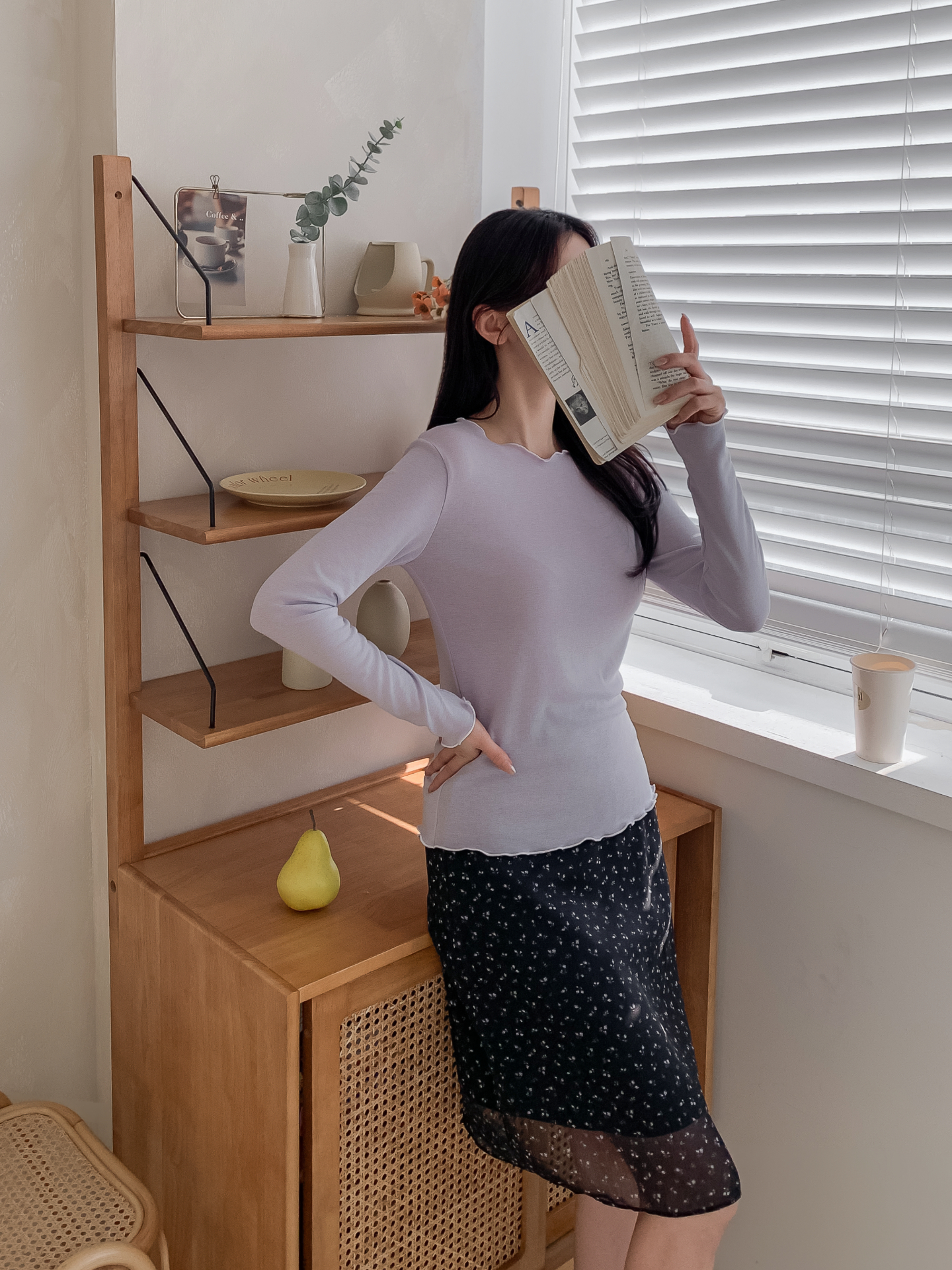 カット長袖無地Tシャツ | 詳細画像35