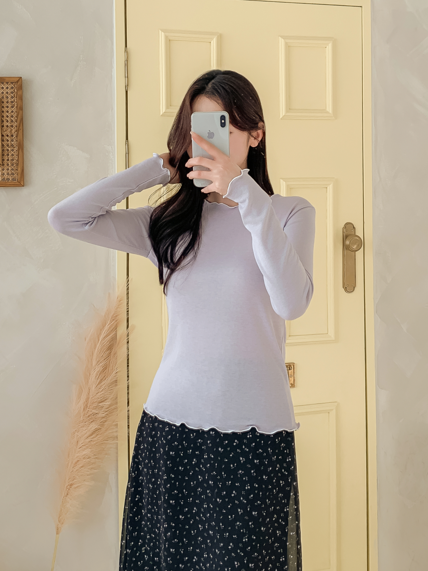 カット長袖無地Tシャツ | 詳細画像39