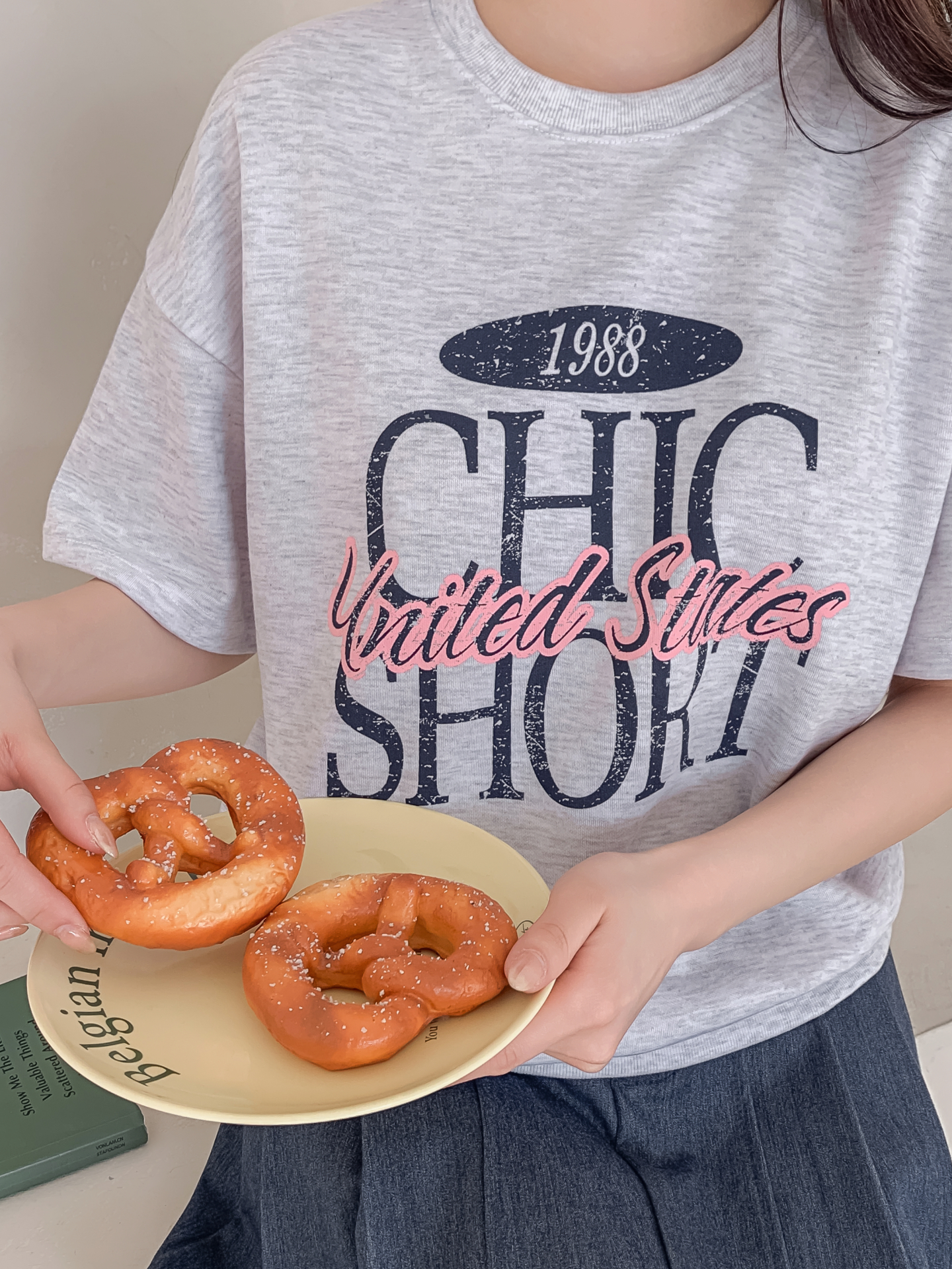 ルーズ半袖プリントスウェット | 詳細画像15