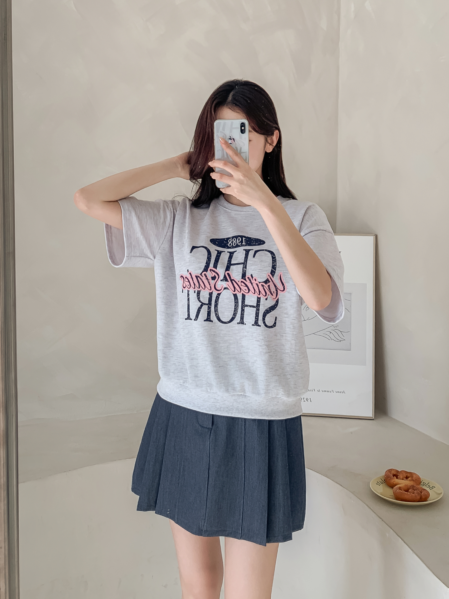 ルーズ半袖プリントスウェット | 詳細画像18