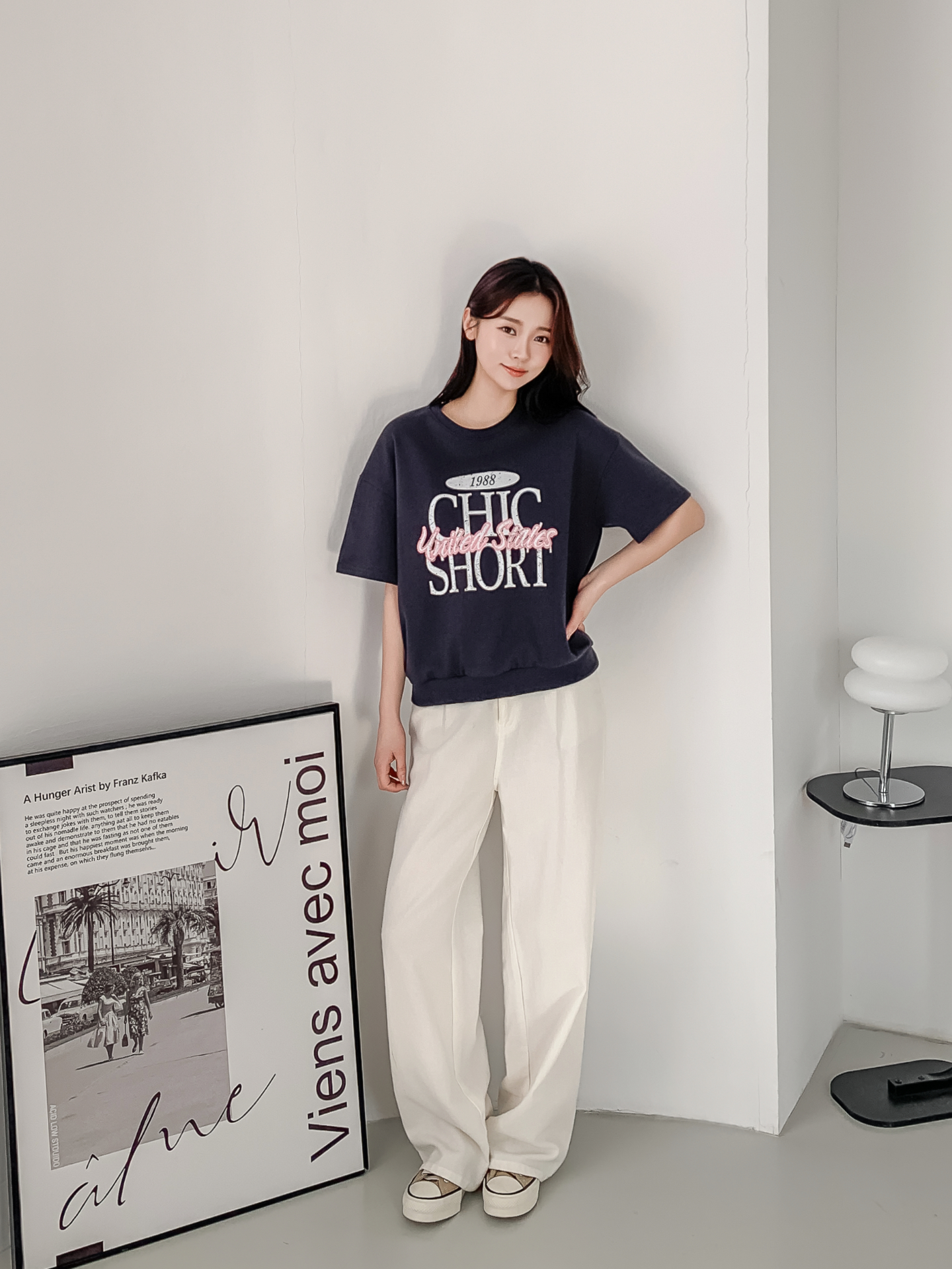 ルーズ半袖プリントスウェット | 詳細画像23