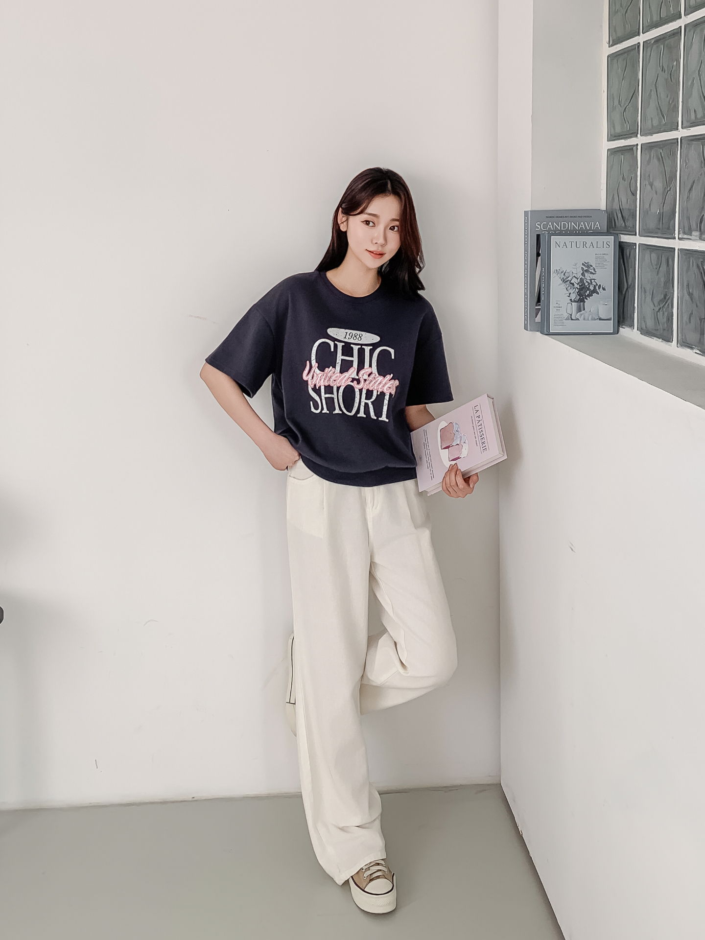 ルーズ半袖プリントスウェット | 詳細画像26