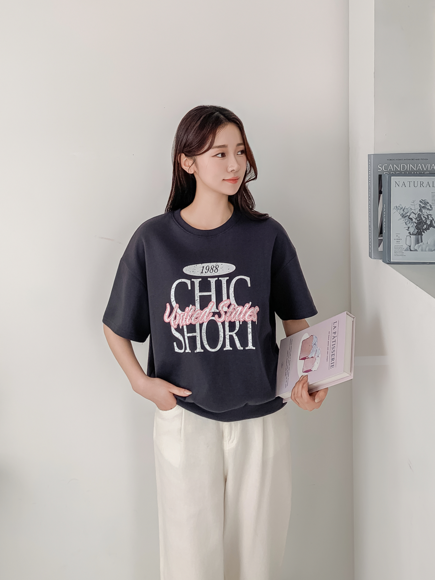 ルーズ半袖プリントスウェット | 詳細画像27