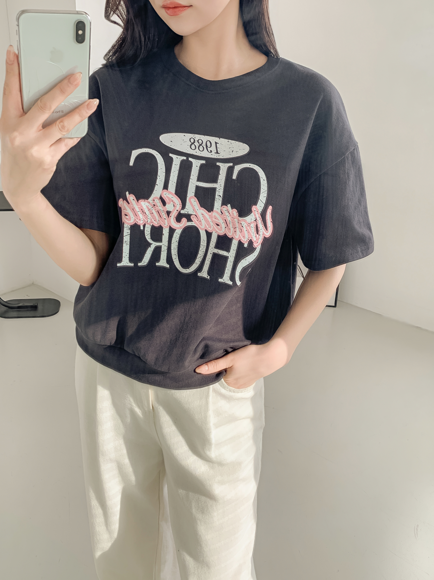 ルーズ半袖プリントスウェット | 詳細画像34