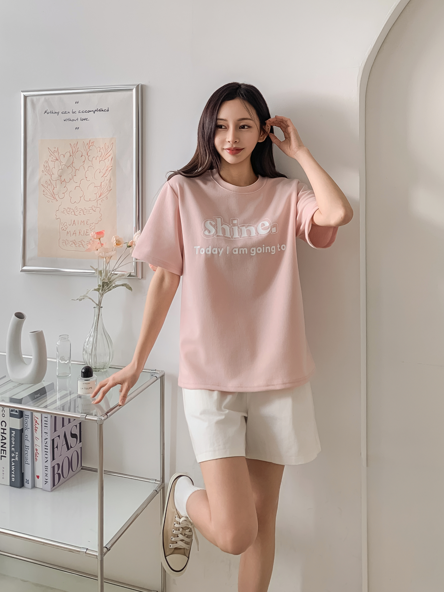 ラウンドネック半袖プリントTシャツ | 詳細画像6