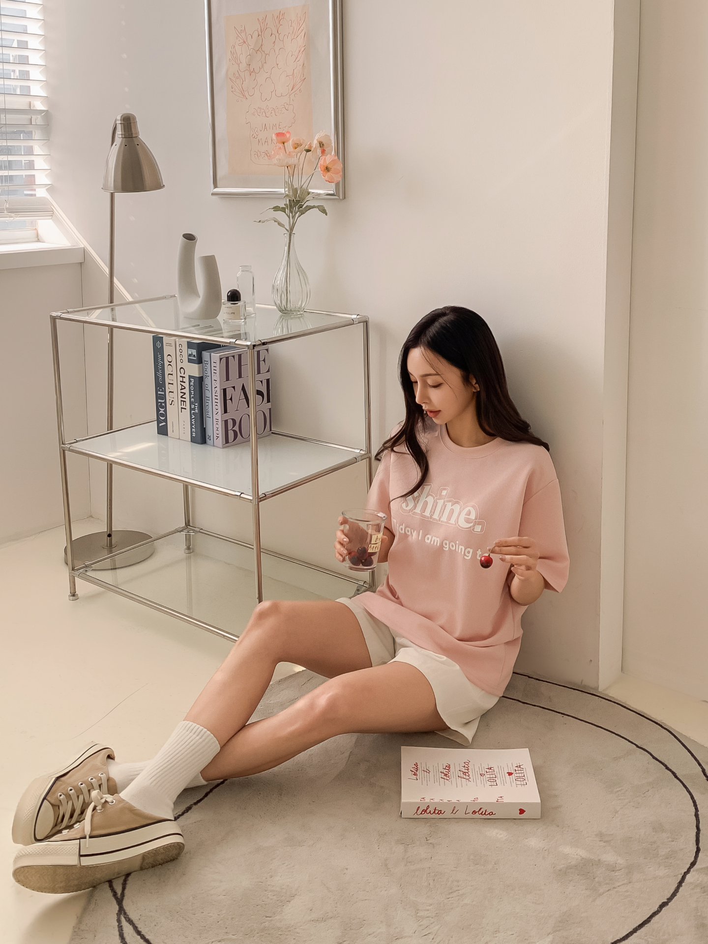 ラウンドネック半袖プリントTシャツ | 詳細画像16