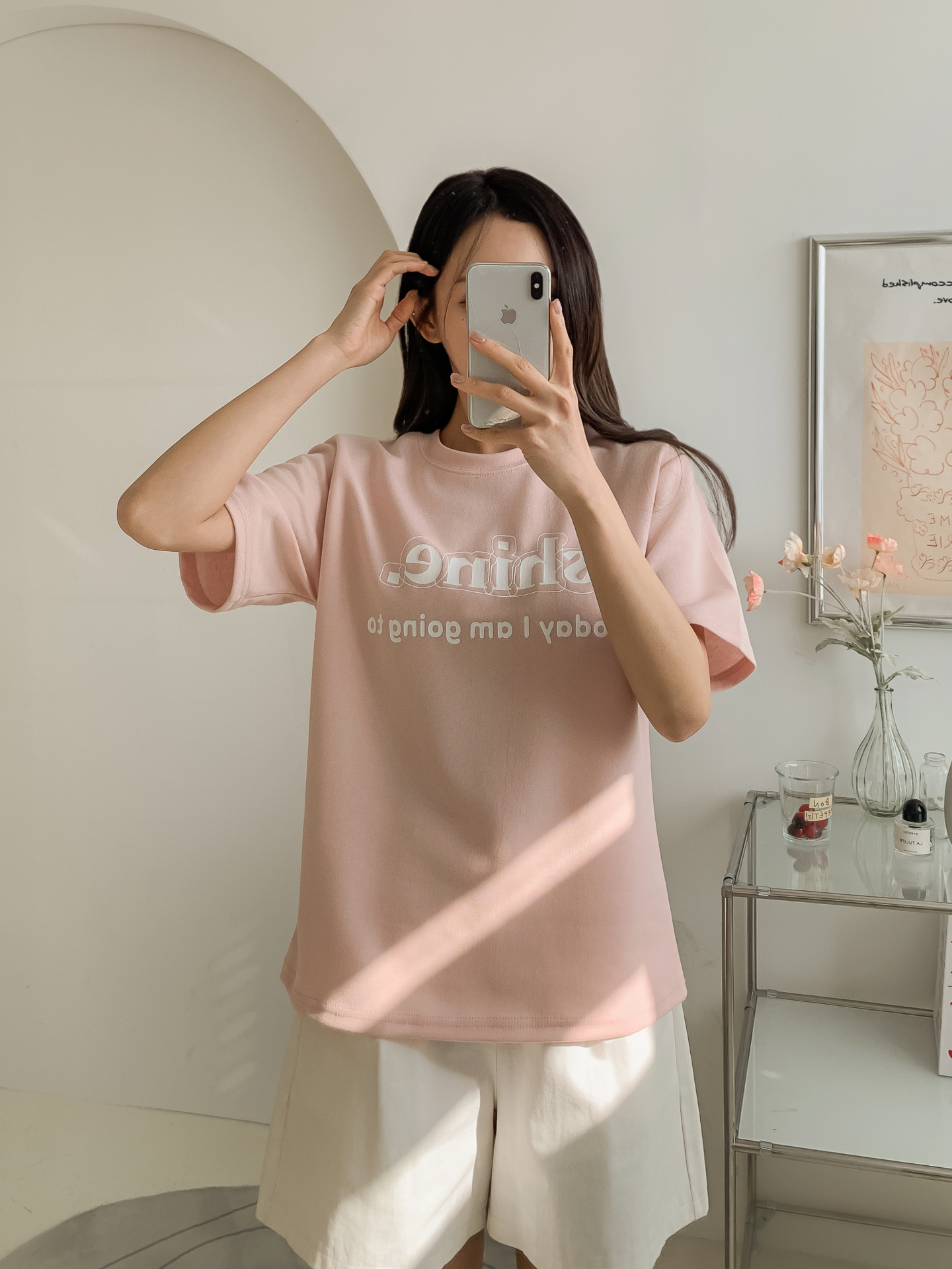 ラウンドネック半袖プリントTシャツ | 詳細画像19