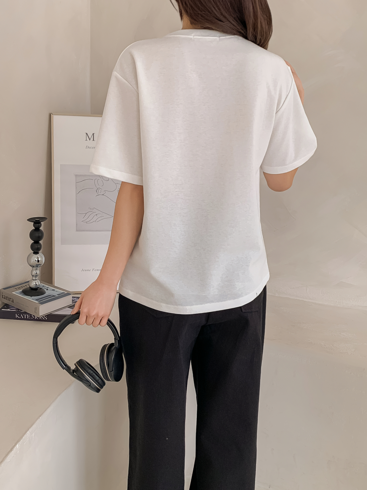 ラウンドネック半袖プリントTシャツ | 詳細画像24