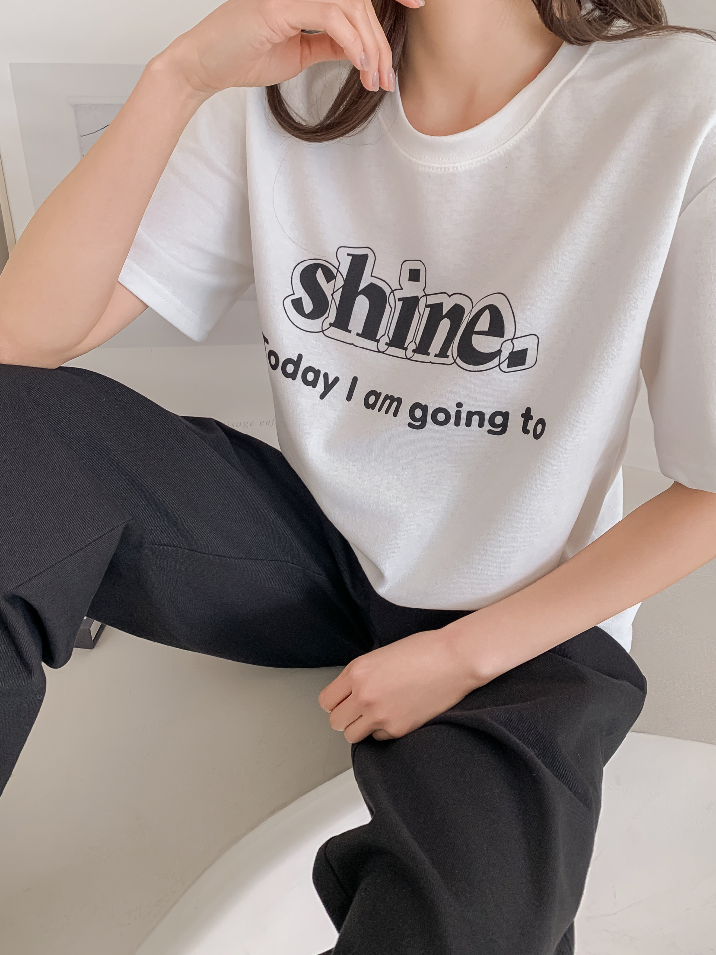 ラウンドネック半袖プリントTシャツ | 詳細画像28