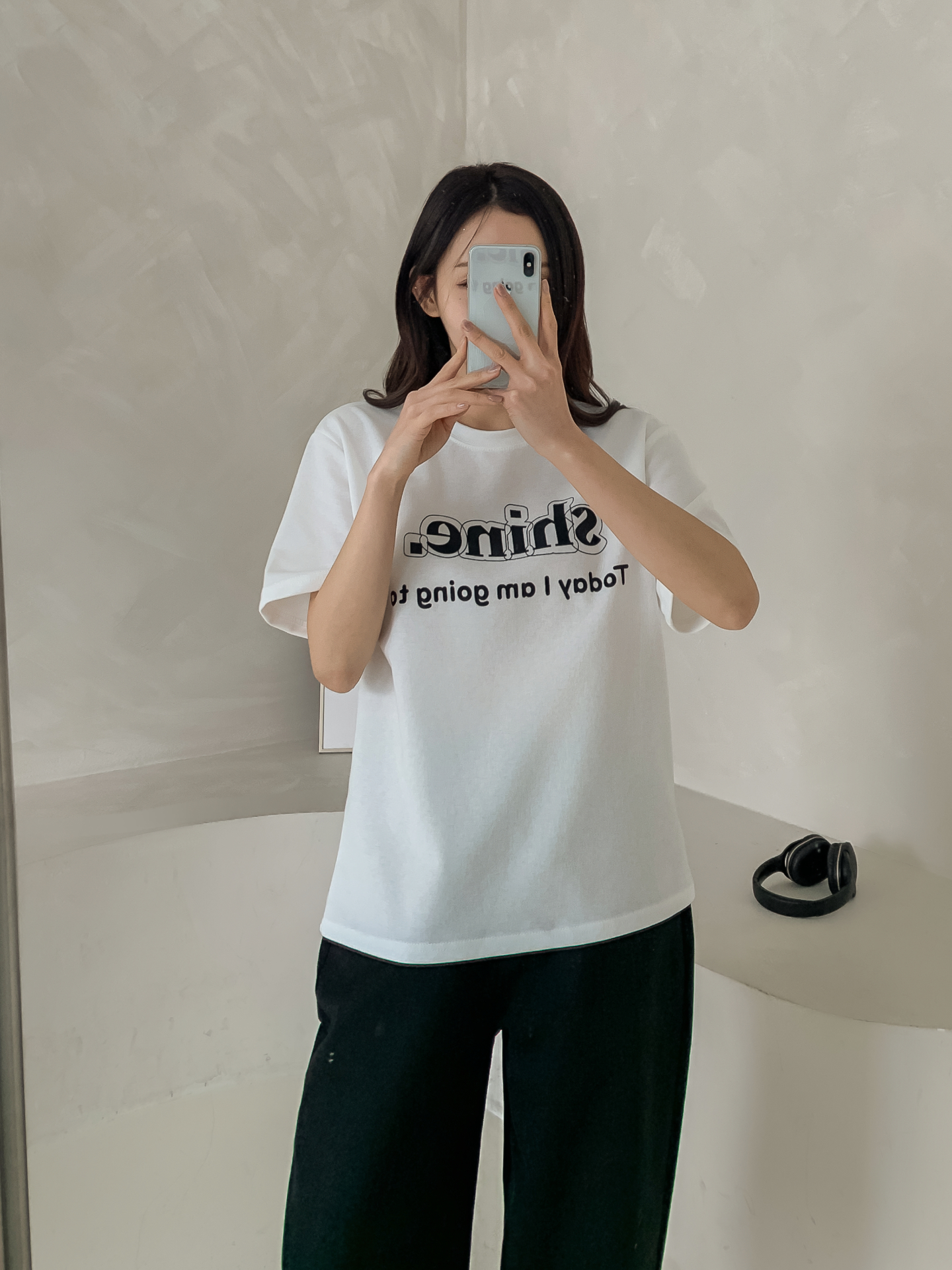 ラウンドネック半袖プリントTシャツ | 詳細画像33