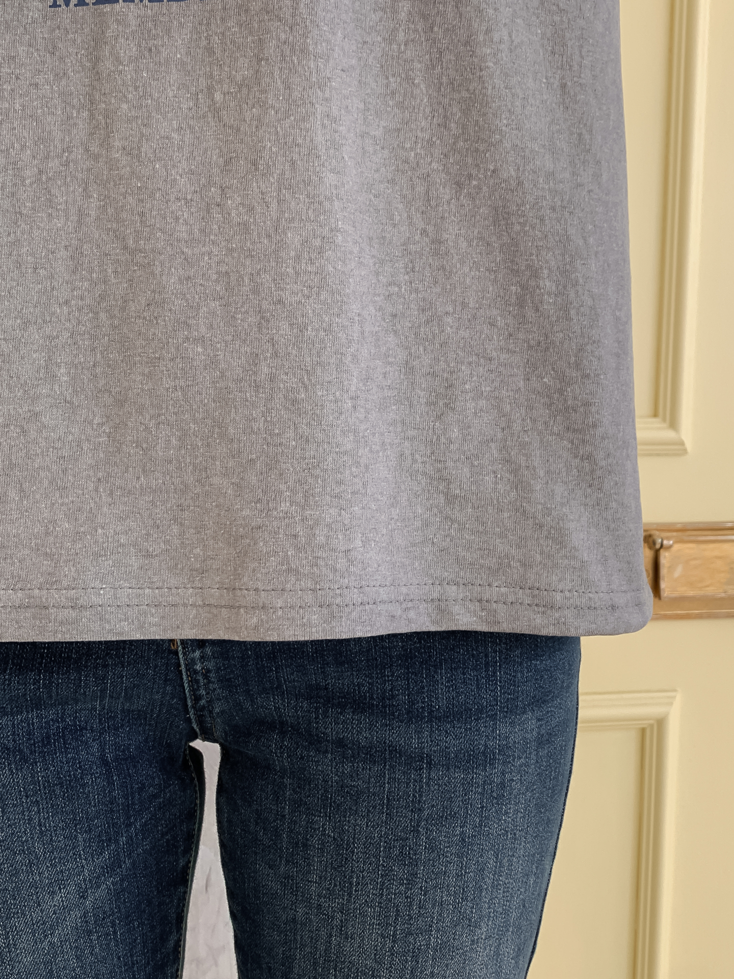 ラウンドネック半袖ハーフプリントTシャツ | 詳細画像25