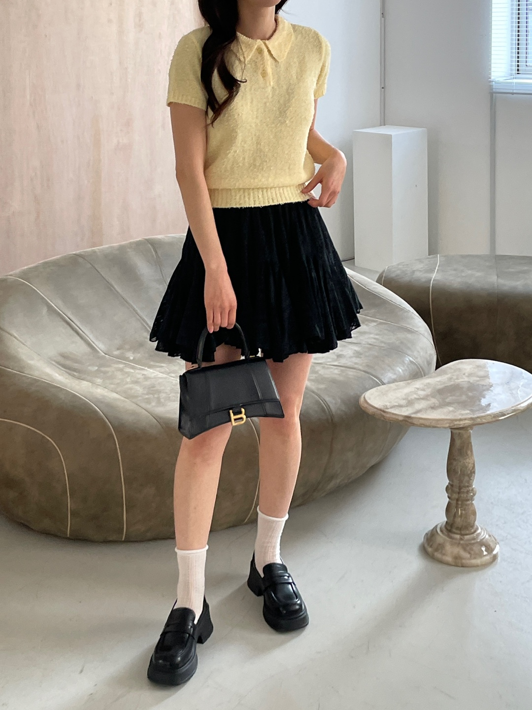 カラーベーシック半袖ニット | 詳細画像6