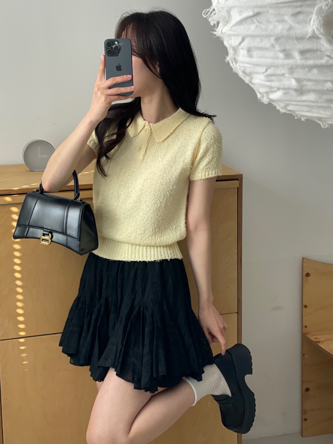 カラーベーシック半袖ニット | 詳細画像9