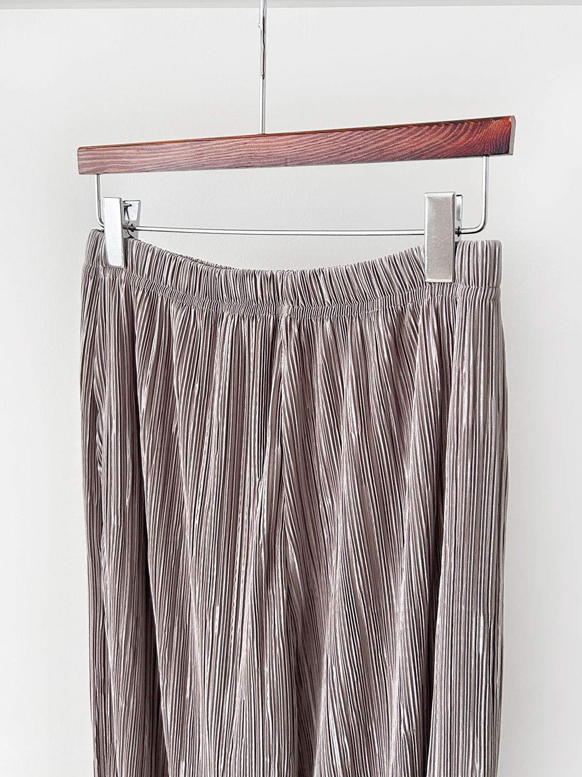 カラーリンクルベーシックウエストゴム長袖ワイドセットアップパンツシャツ | 詳細画像41