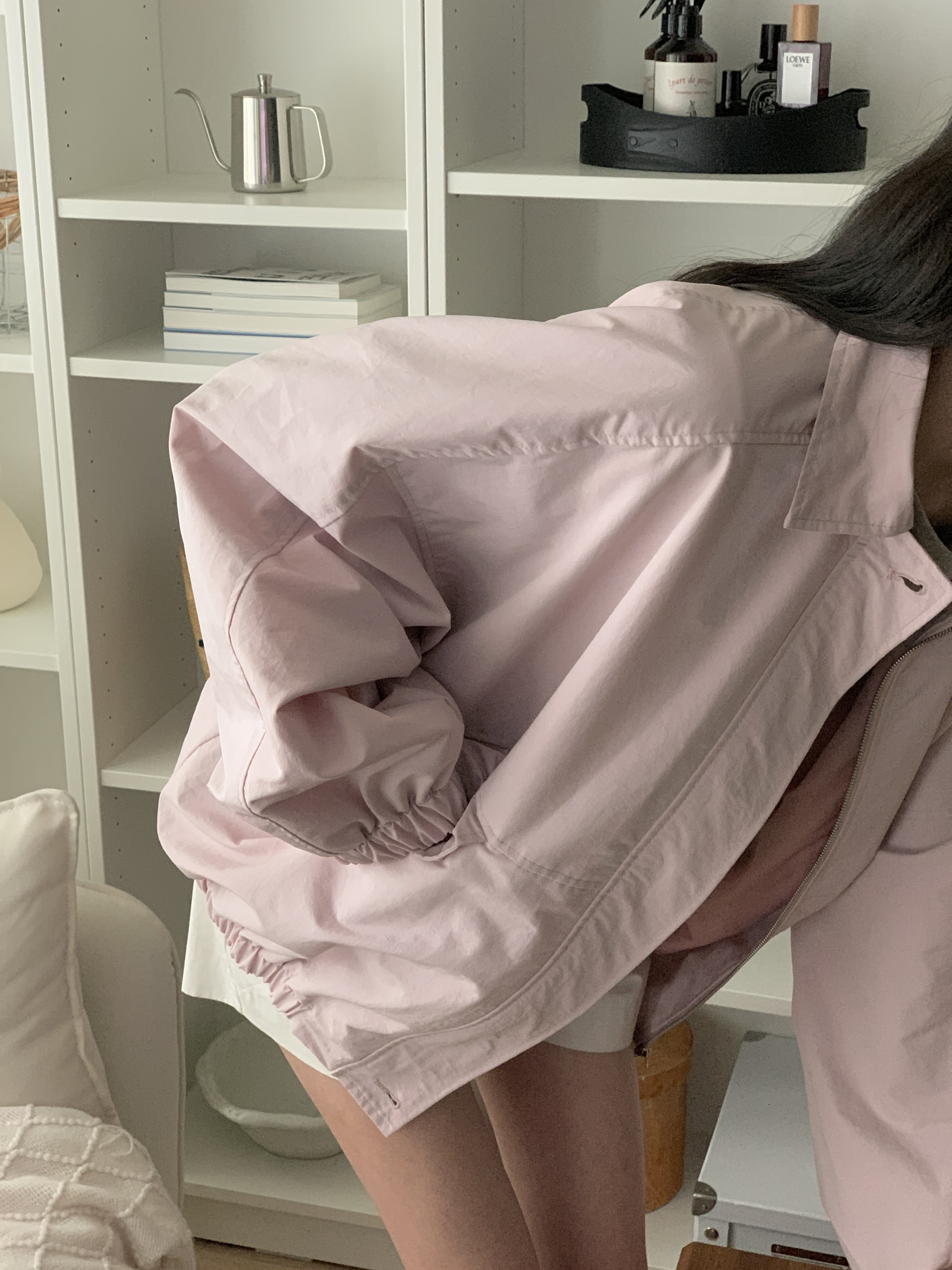 ジップアップカラーポケットショート長袖ジャンパー | 詳細画像2