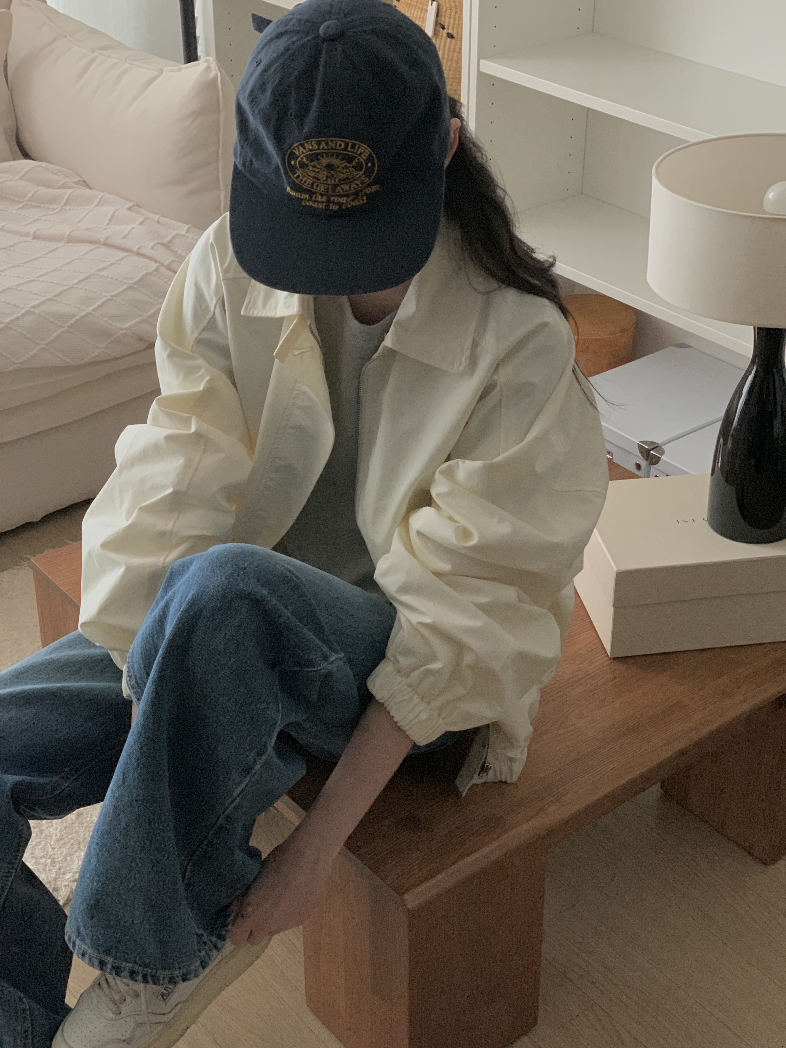 ジップアップカラーポケットショート長袖ジャンパー | 詳細画像9