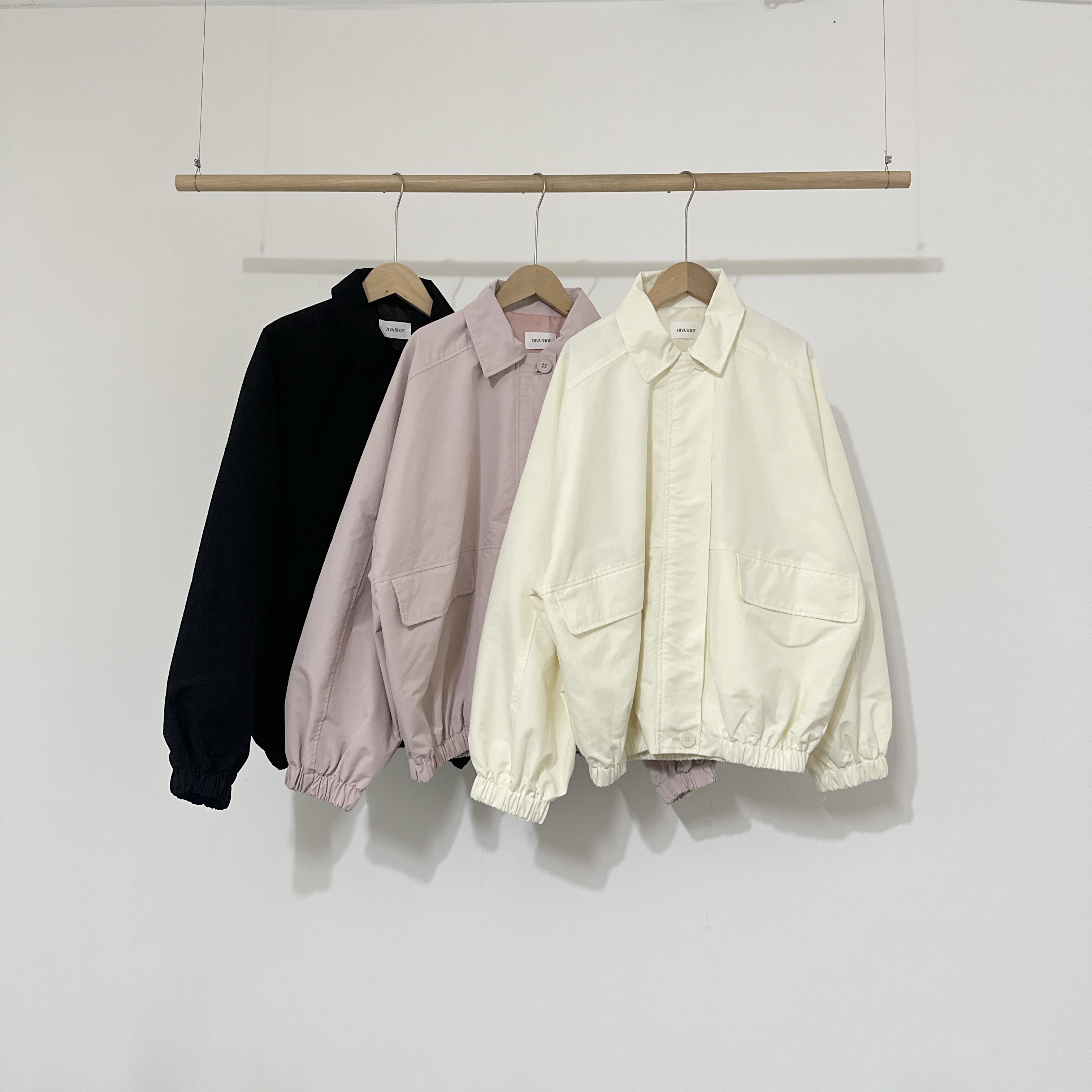 ジップアップカラーポケットショート長袖ジャンパー | 詳細画像15