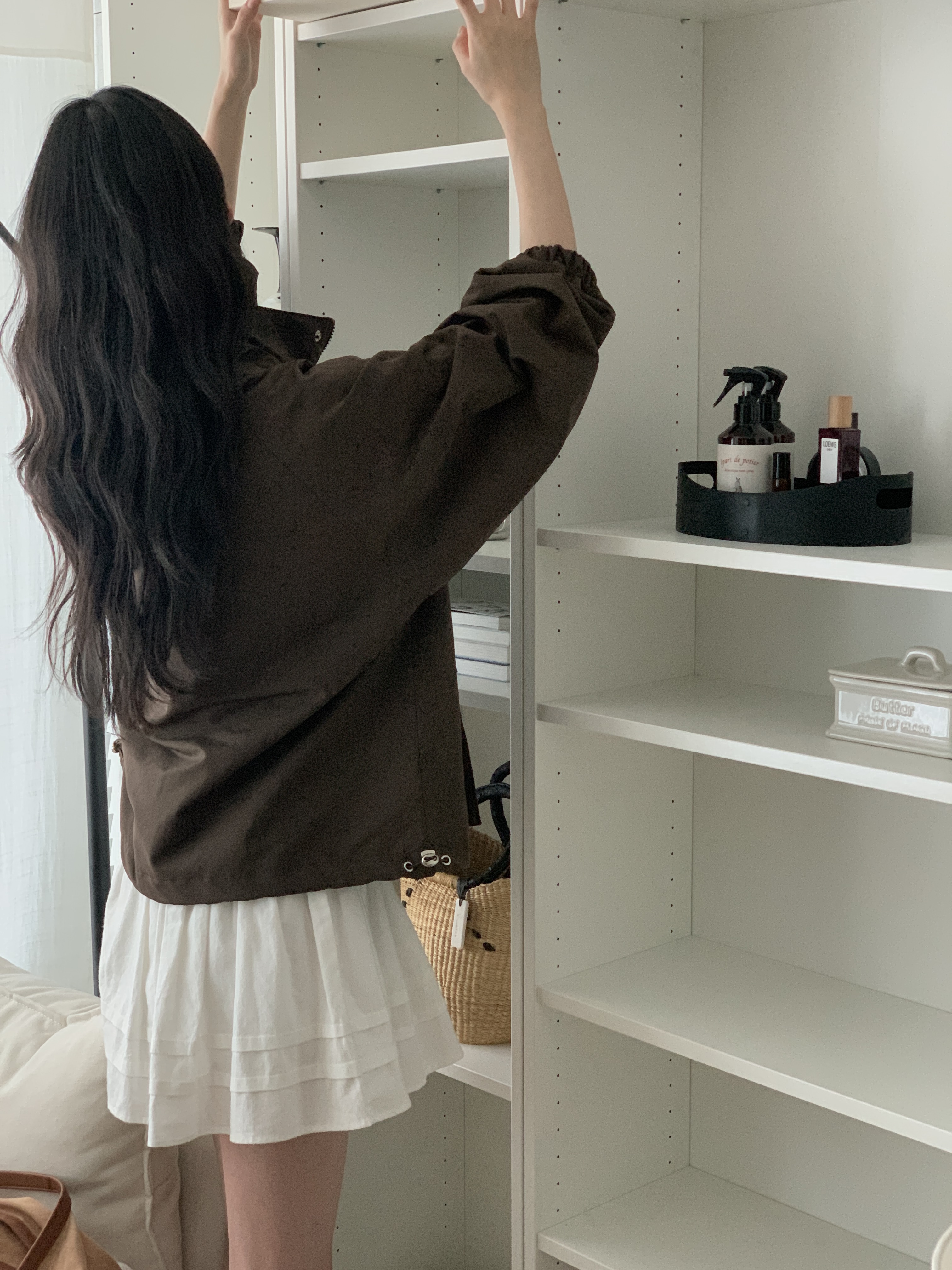 ジップアップポケットショート長袖ジャンパー | 詳細画像4