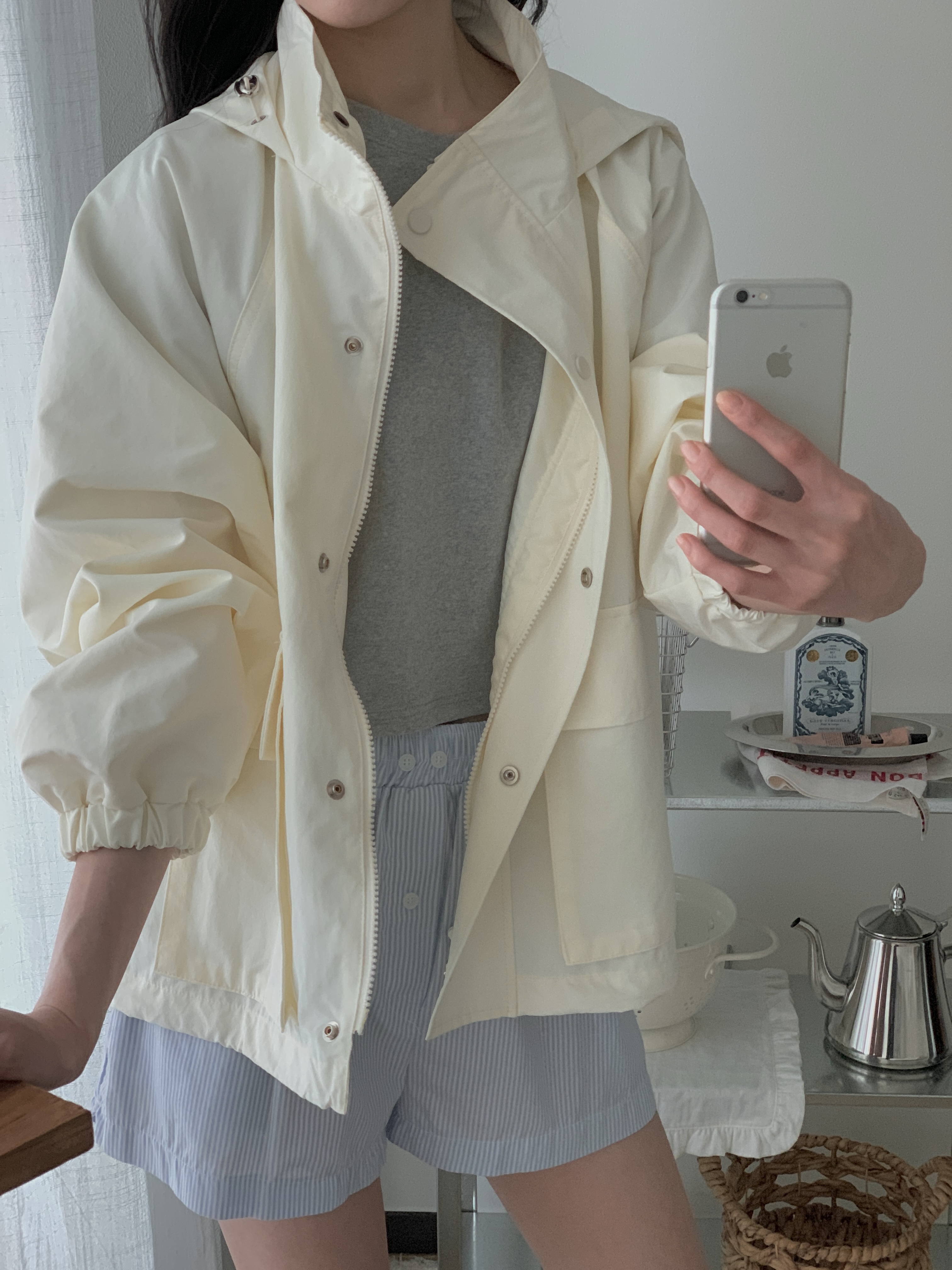 ジップアップポケットショート長袖ジャンパー | 詳細画像14