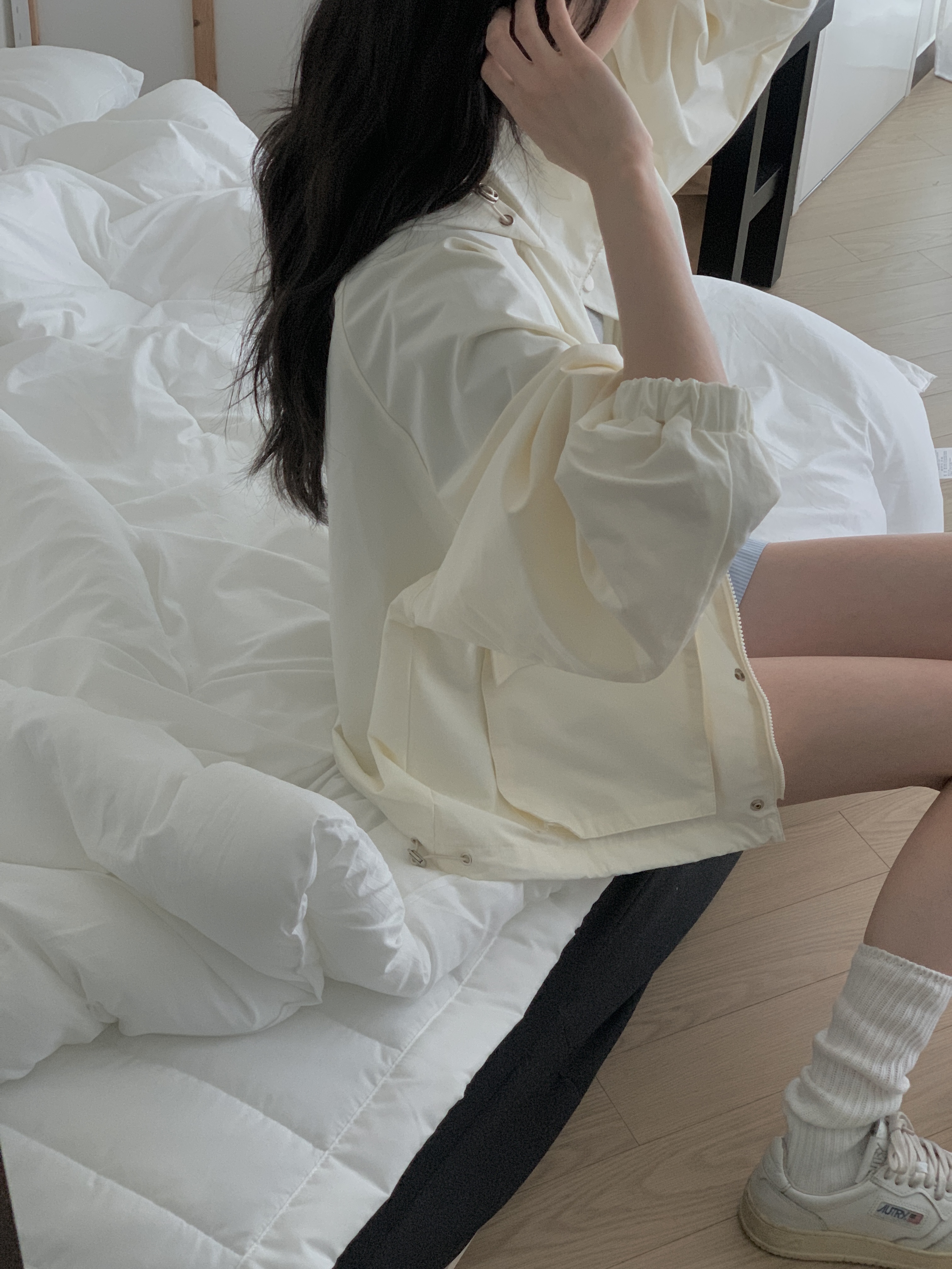 ジップアップポケットショート長袖ジャンパー | 詳細画像15