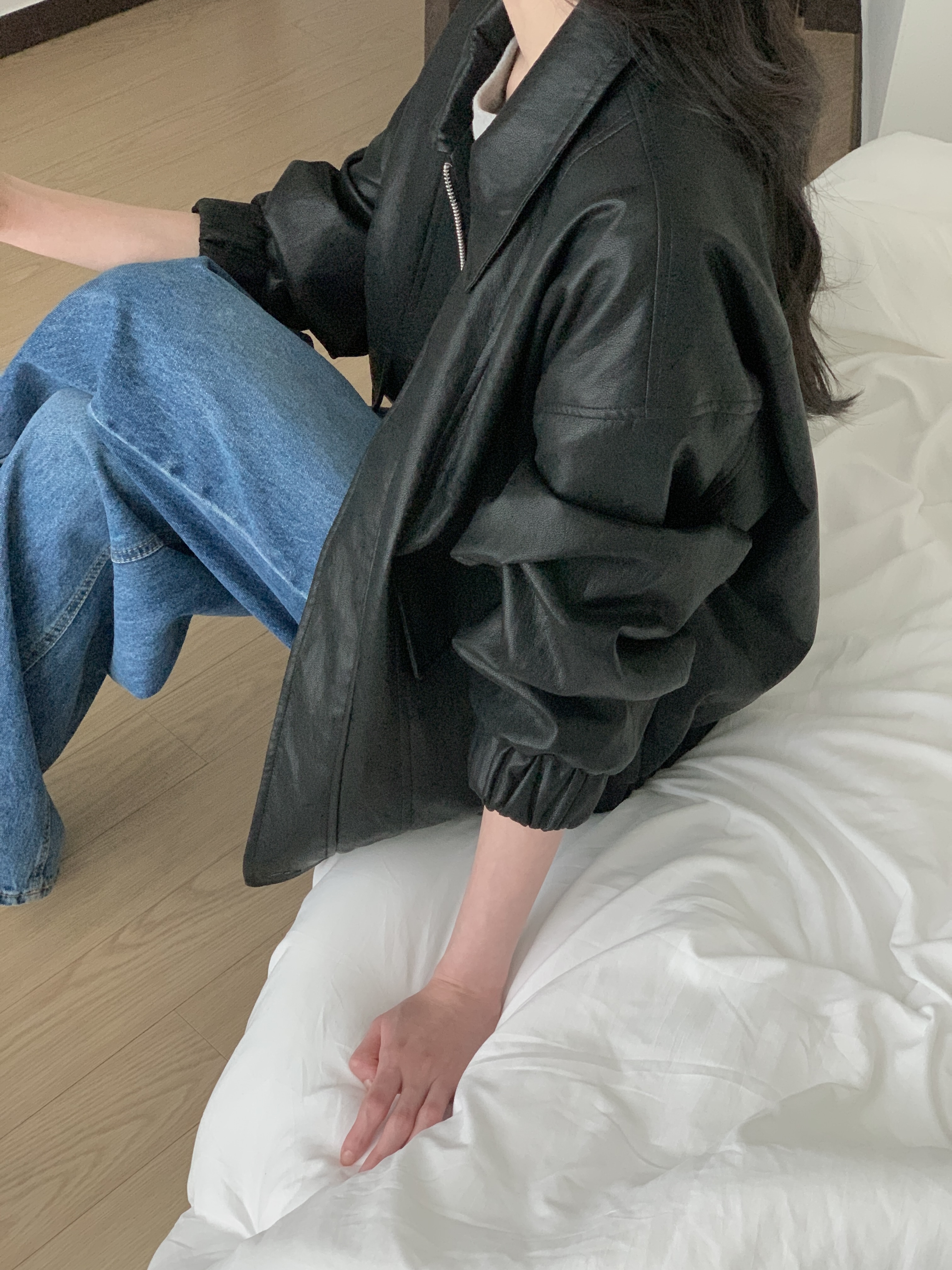 ジップアップカラーポケットショート長袖ジャンパー | 詳細画像8