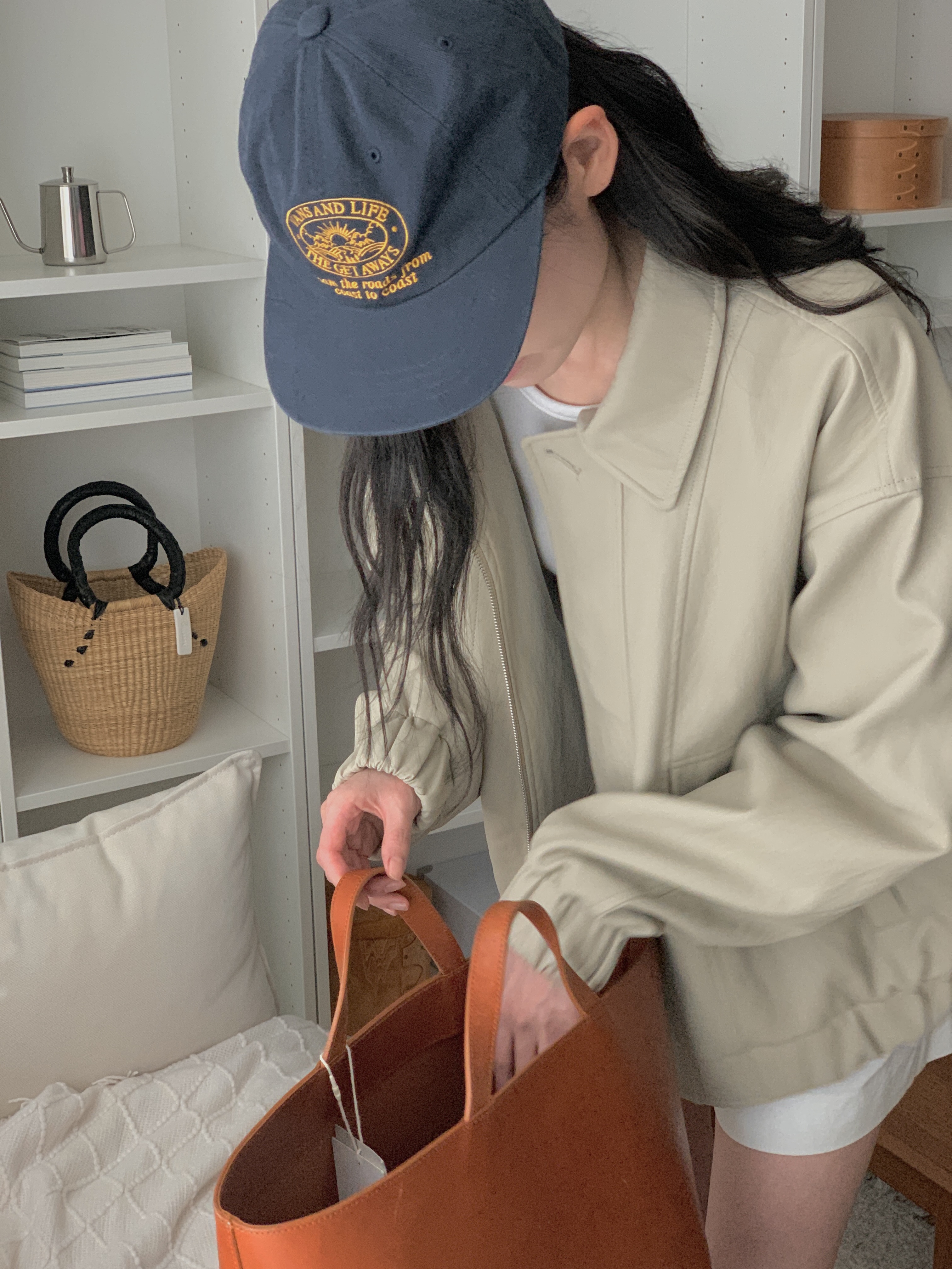 ジップアップカラーポケットショート長袖ジャンパー | 詳細画像10