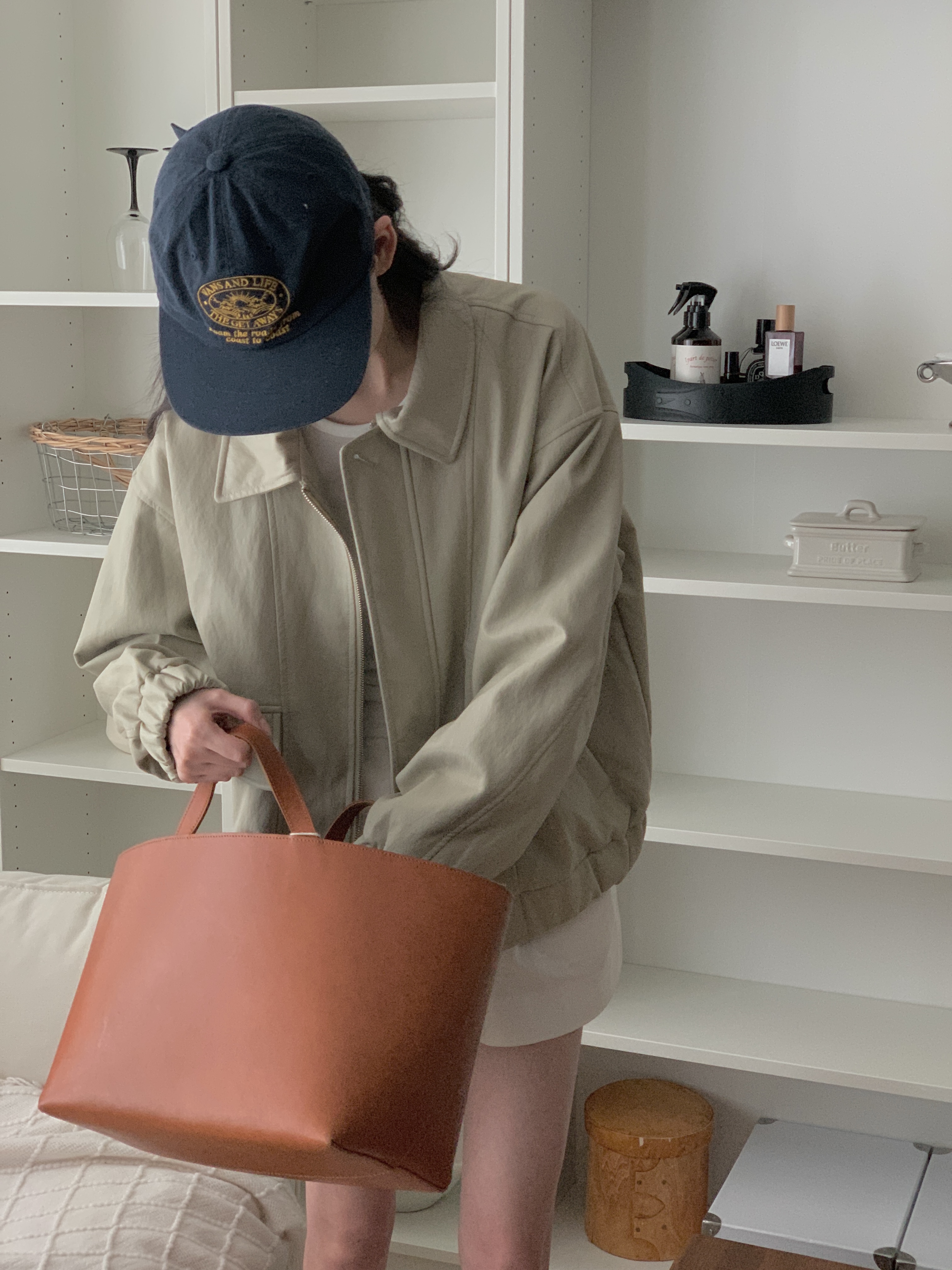 ジップアップカラーポケットショート長袖ジャンパー | 詳細画像13