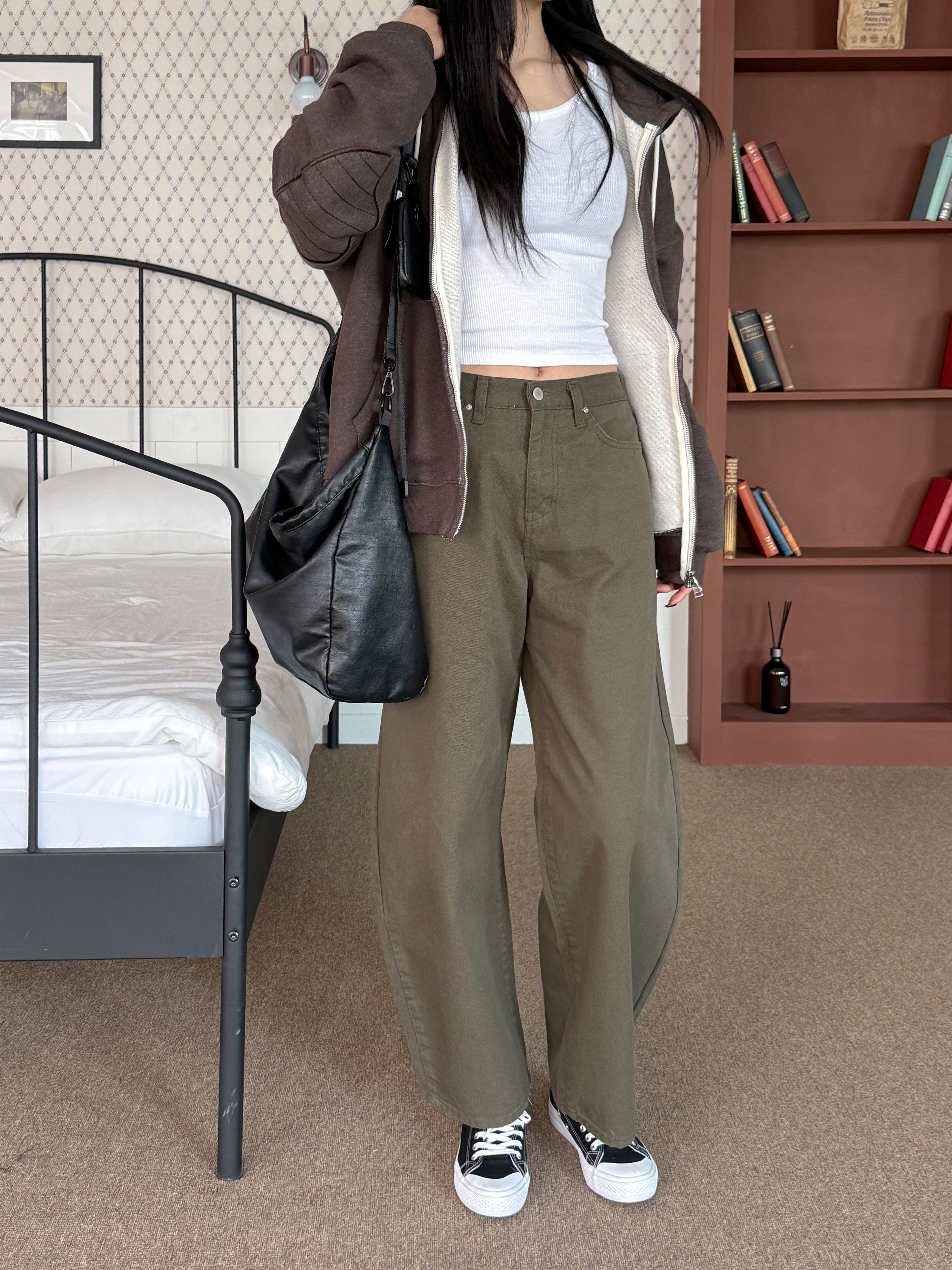 バックゴムバルーンワイドカラーパンツ | 詳細画像11