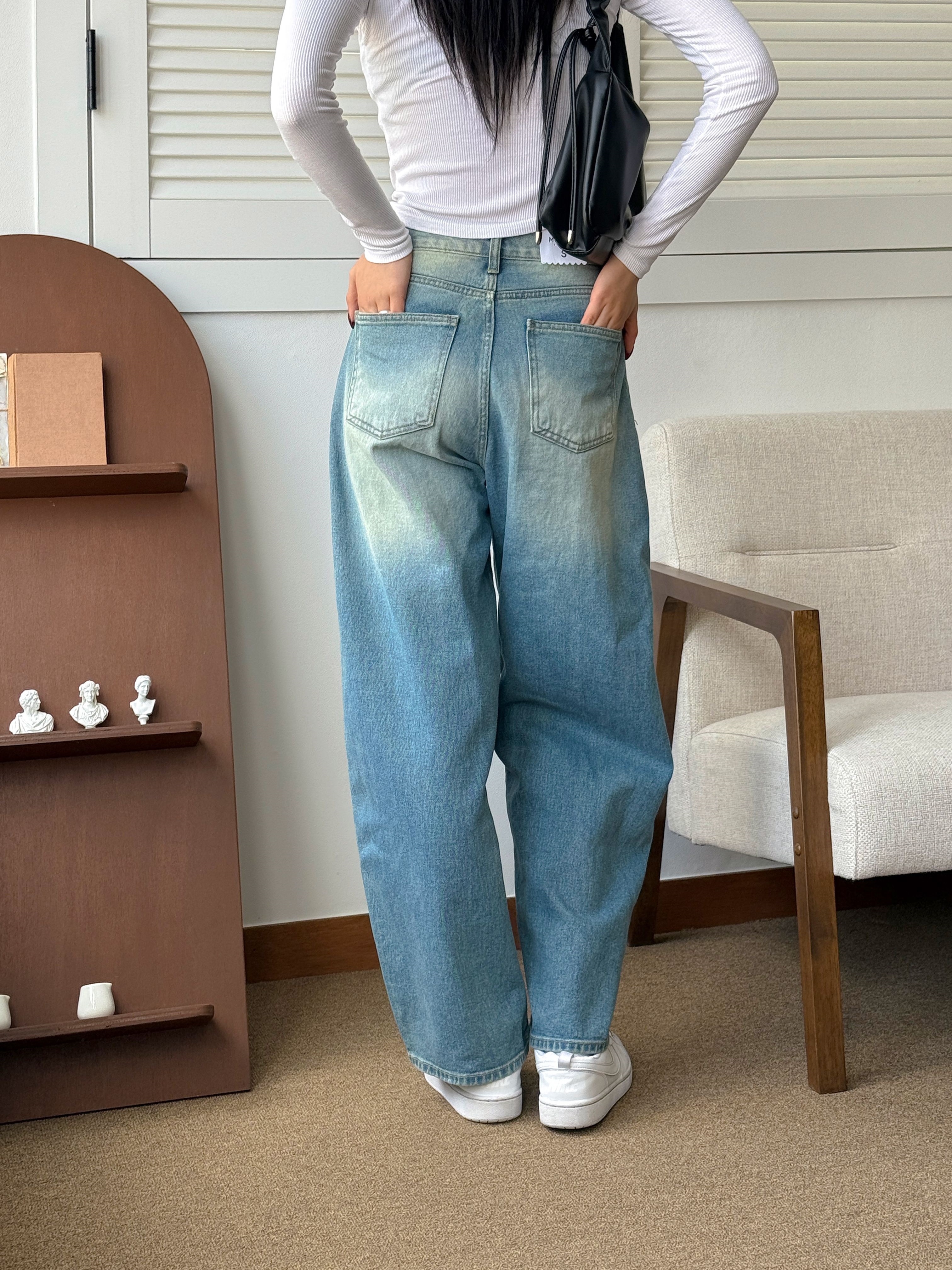 ウォッシングダメージワイドデニムパンツ | 詳細画像5