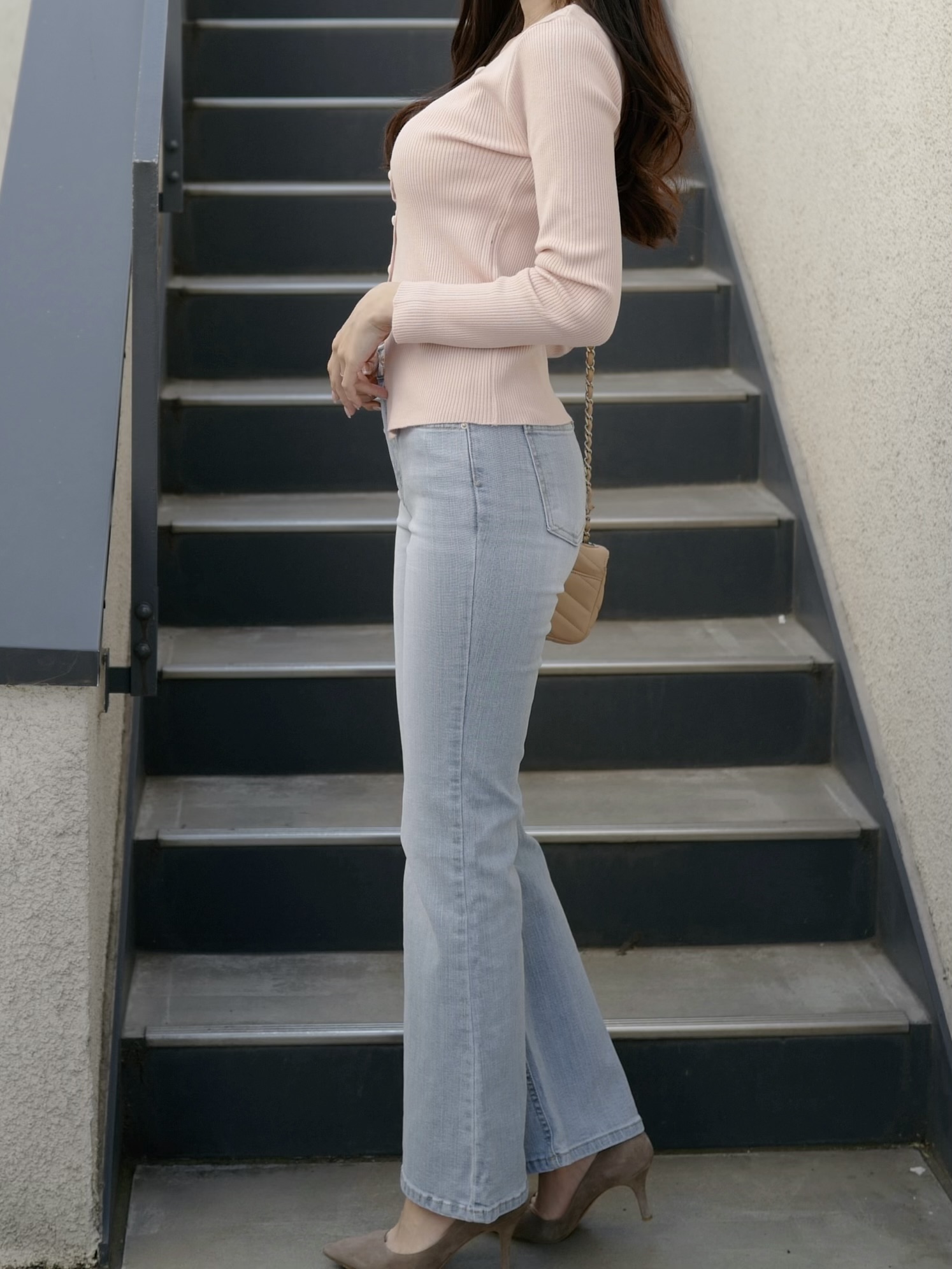 長袖リブカーディガン | 詳細画像13