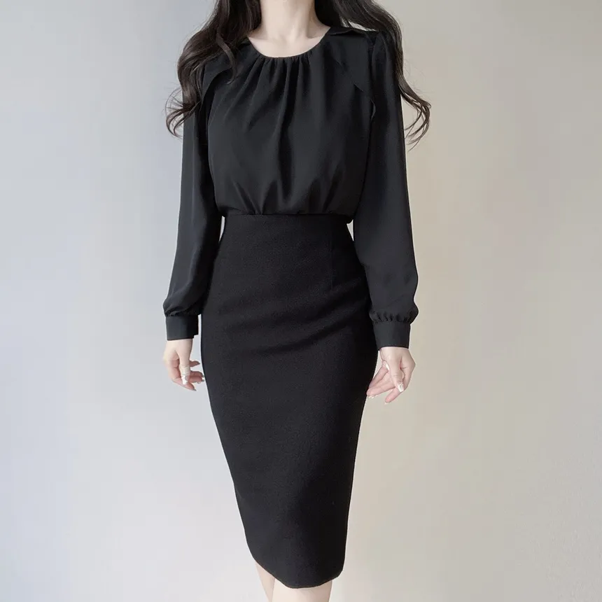 シャーリングラッフルブラウス | mirangmirang | 詳細画像22