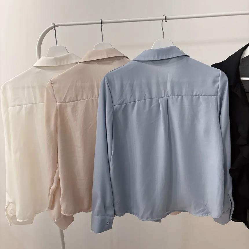 フリル長袖ブラウス | mirangmirang | 詳細画像25