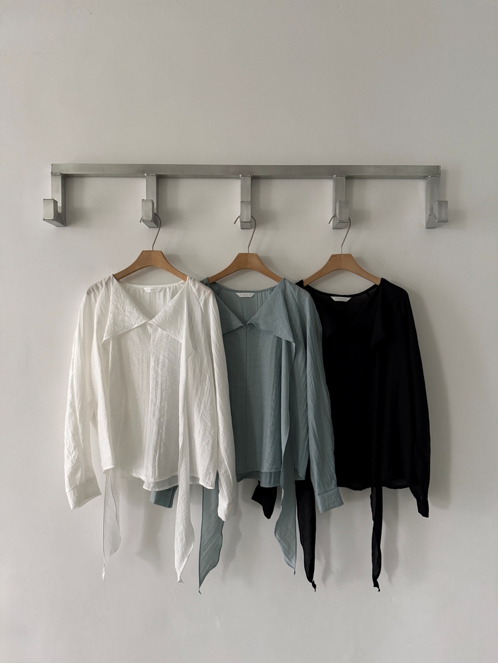 ラグラン長袖スカーフネックブラウス2WAY | 詳細画像24