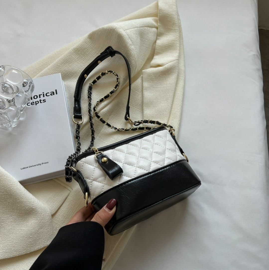 チェーンミニキルティング配色ショルダーバッグ | 詳細画像3