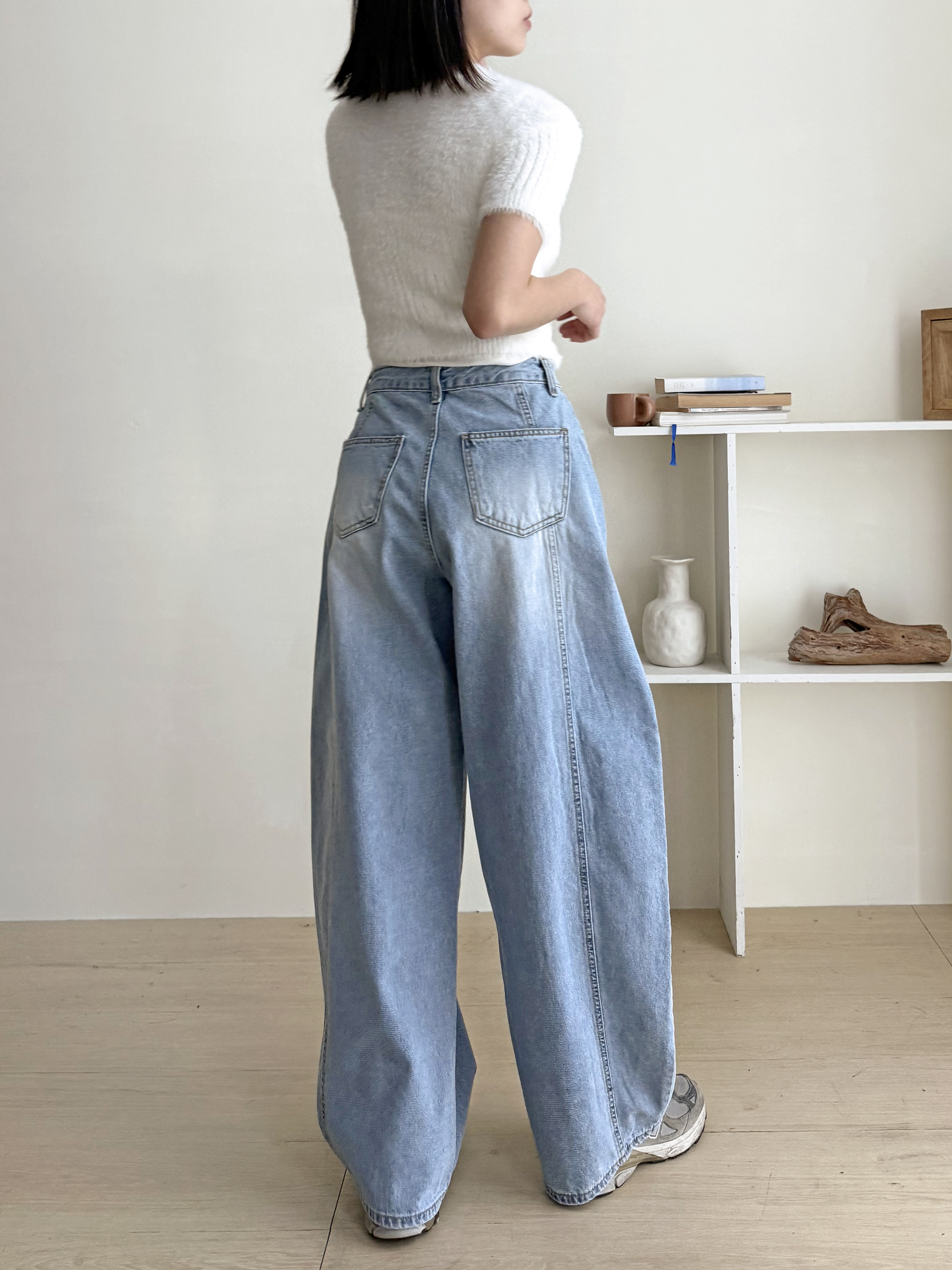 ラインバルーンワイドデニムパンツ | 詳細画像4