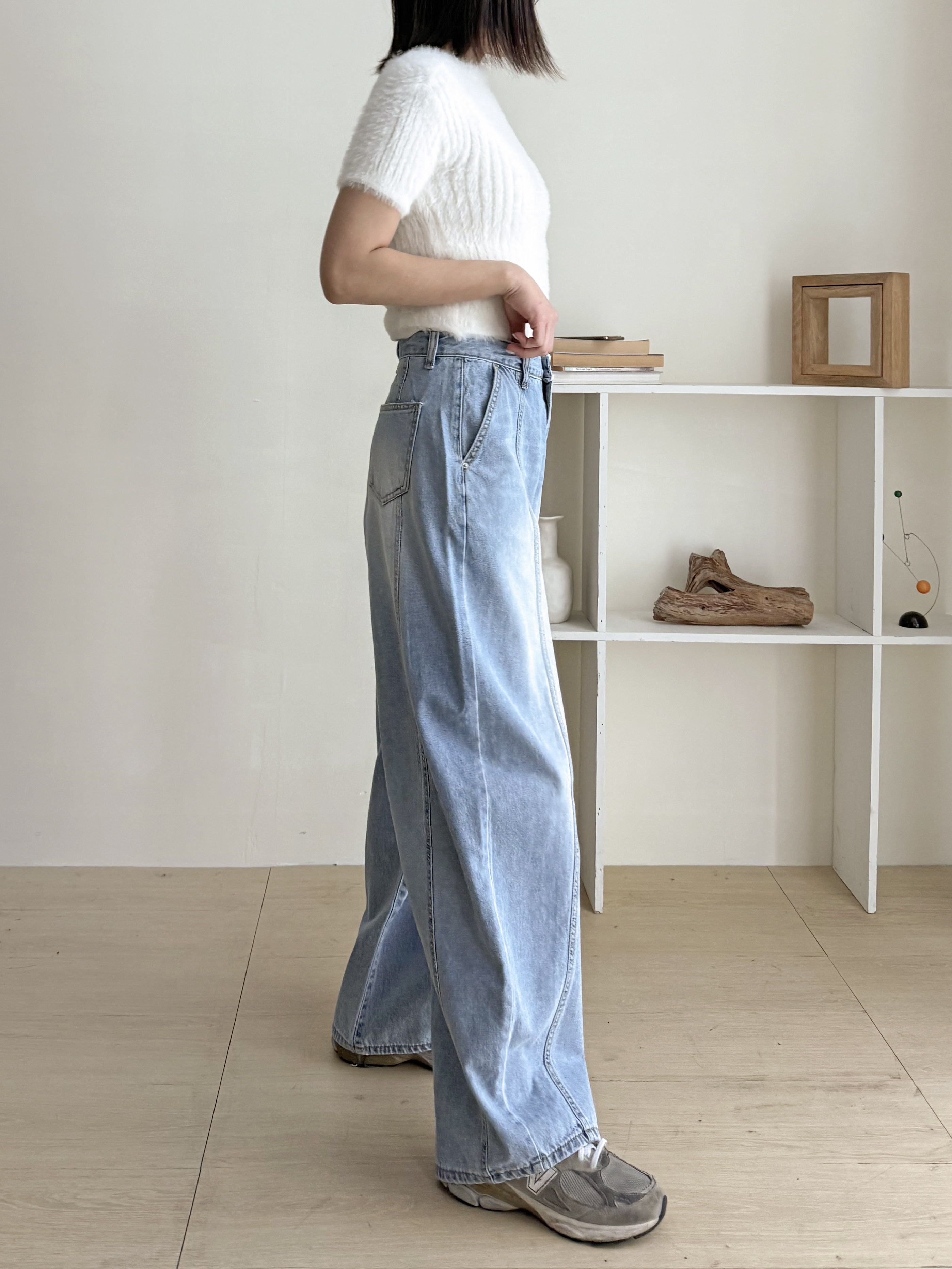 ラインバルーンワイドデニムパンツ | 詳細画像6